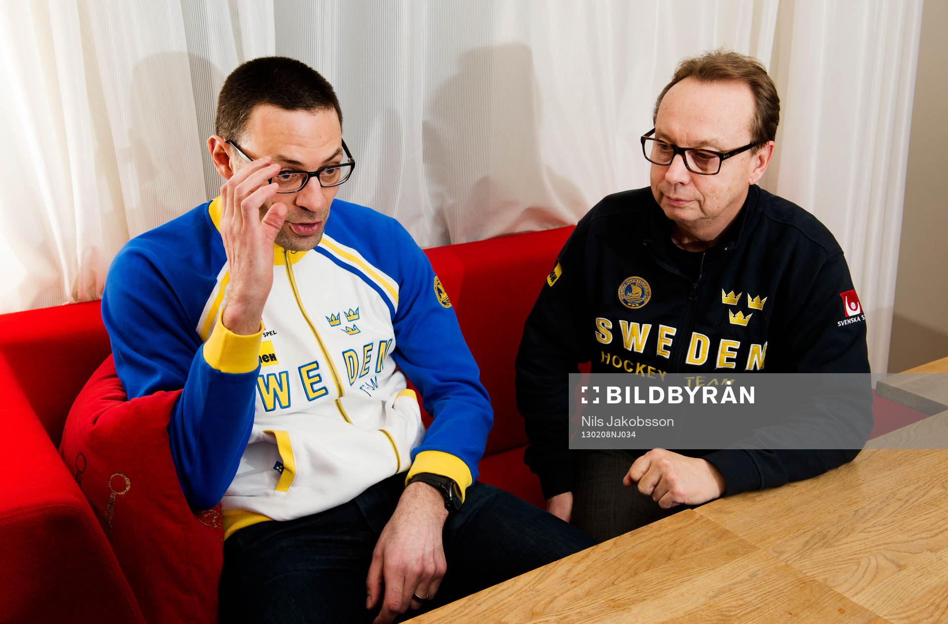 Ishockey, Peter Popovic, assisterande och Pär Mårts,