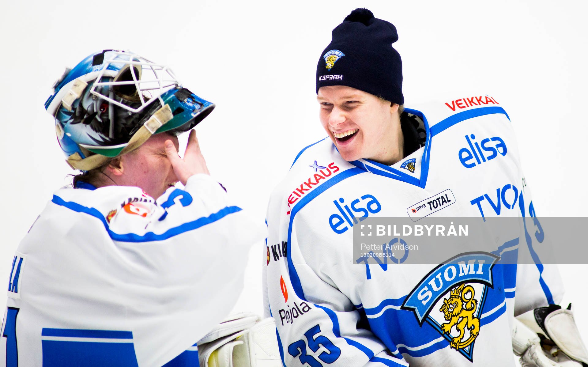 Atte Engren, målvakt, Juha Matsola, målvakt, Finland,