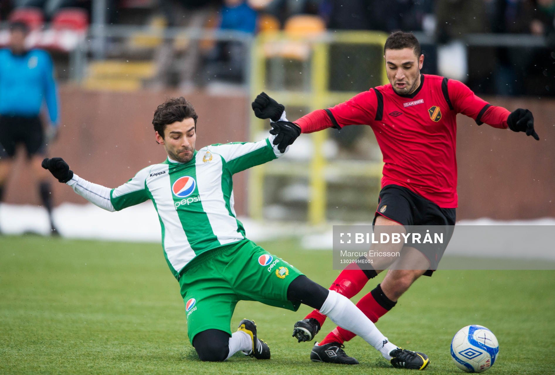Fotboll, träningsmatch, Vasalund - Hammarby: Baggio Husidic, Hammarby
