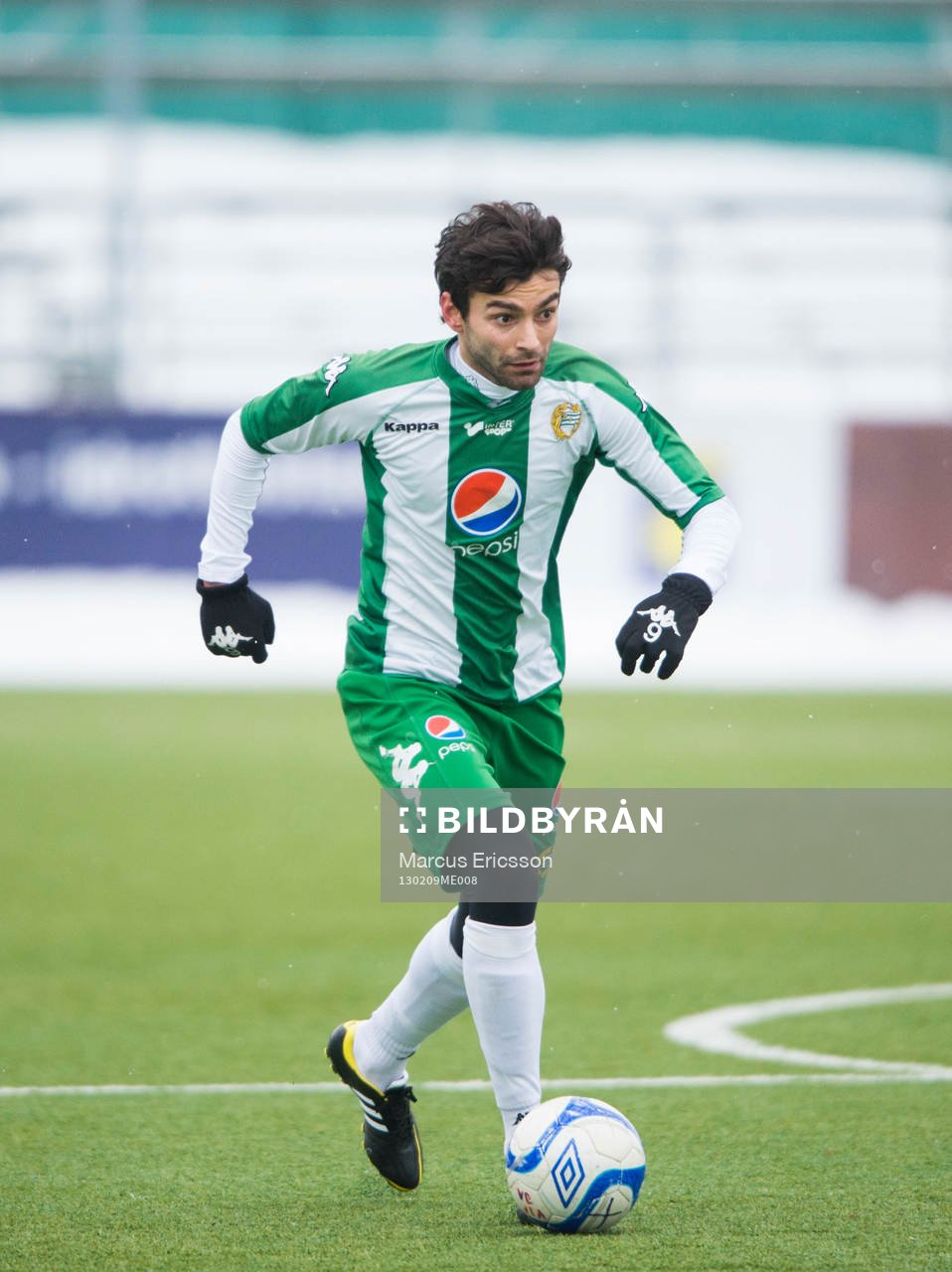 Fotboll, träningsmatch, Vasalund - Hammarby: Baggio Husidic, Hammarby