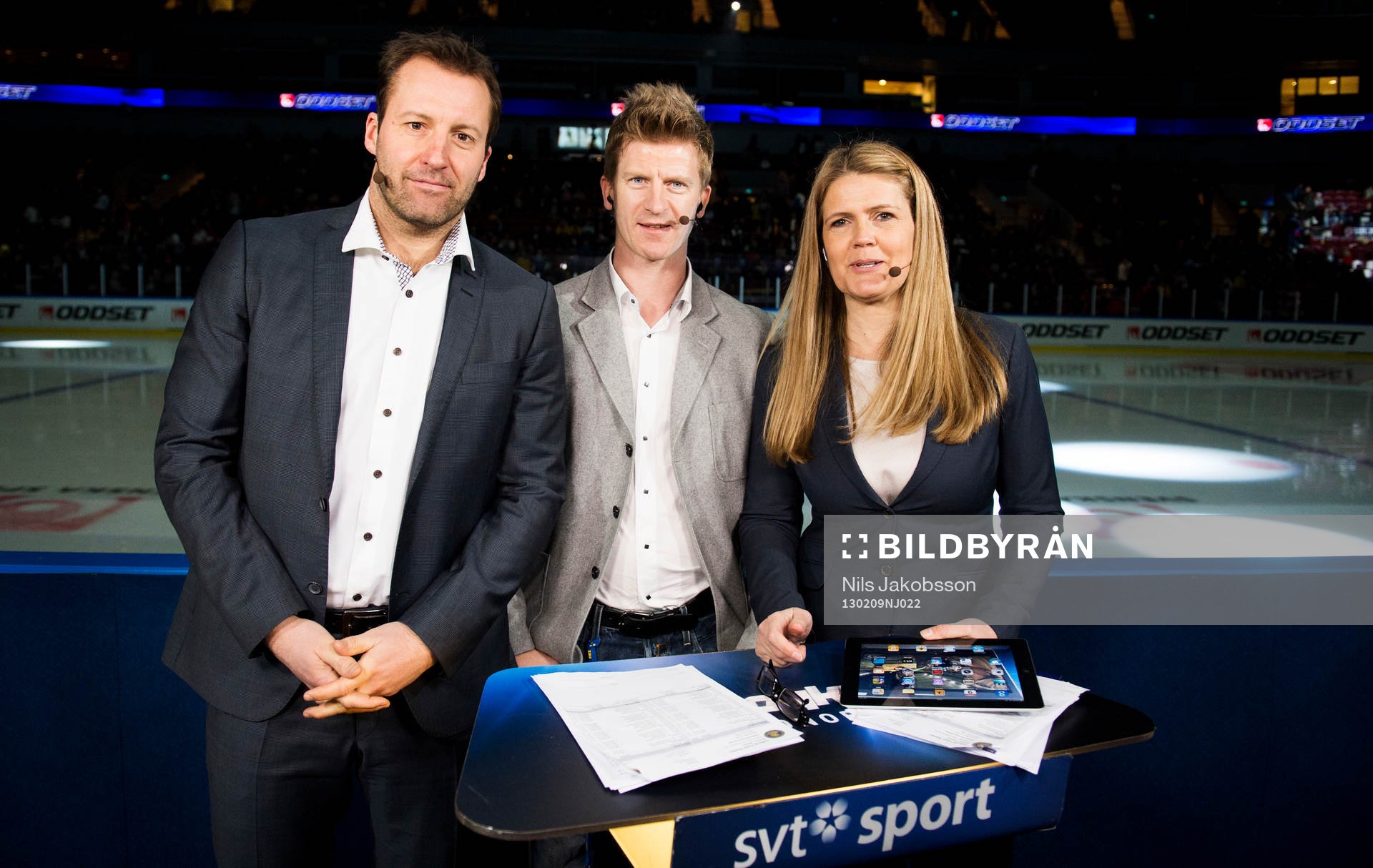 Mikael Renberg, Per-Johan Axelsson, expert, Marie Lehmann,