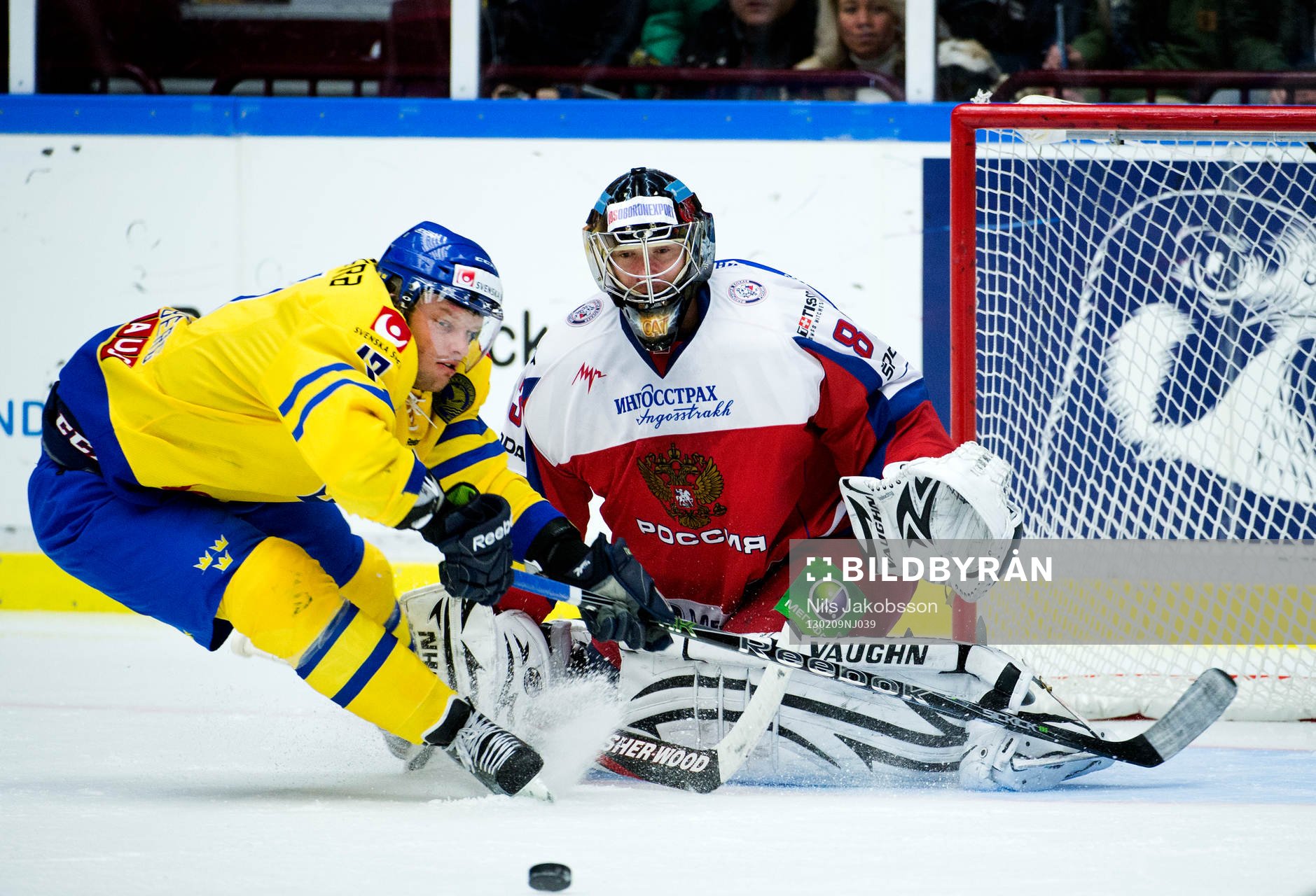 Carl Söderberg, Sverige, Vasily Koshechkin, målvakt,