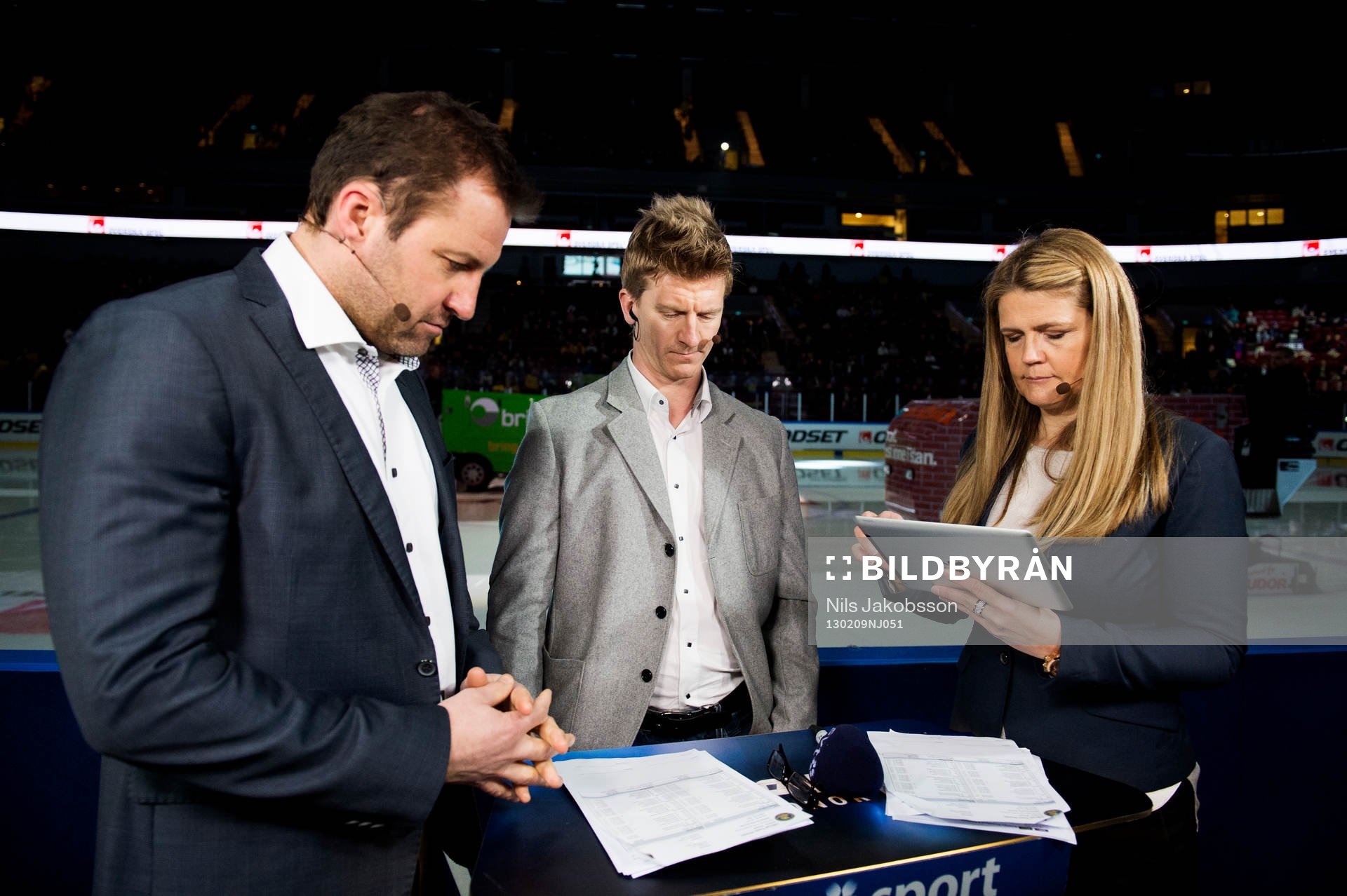 Mikael Renberg, Per-Johan Axelsson, expert, Marie Lehmann,