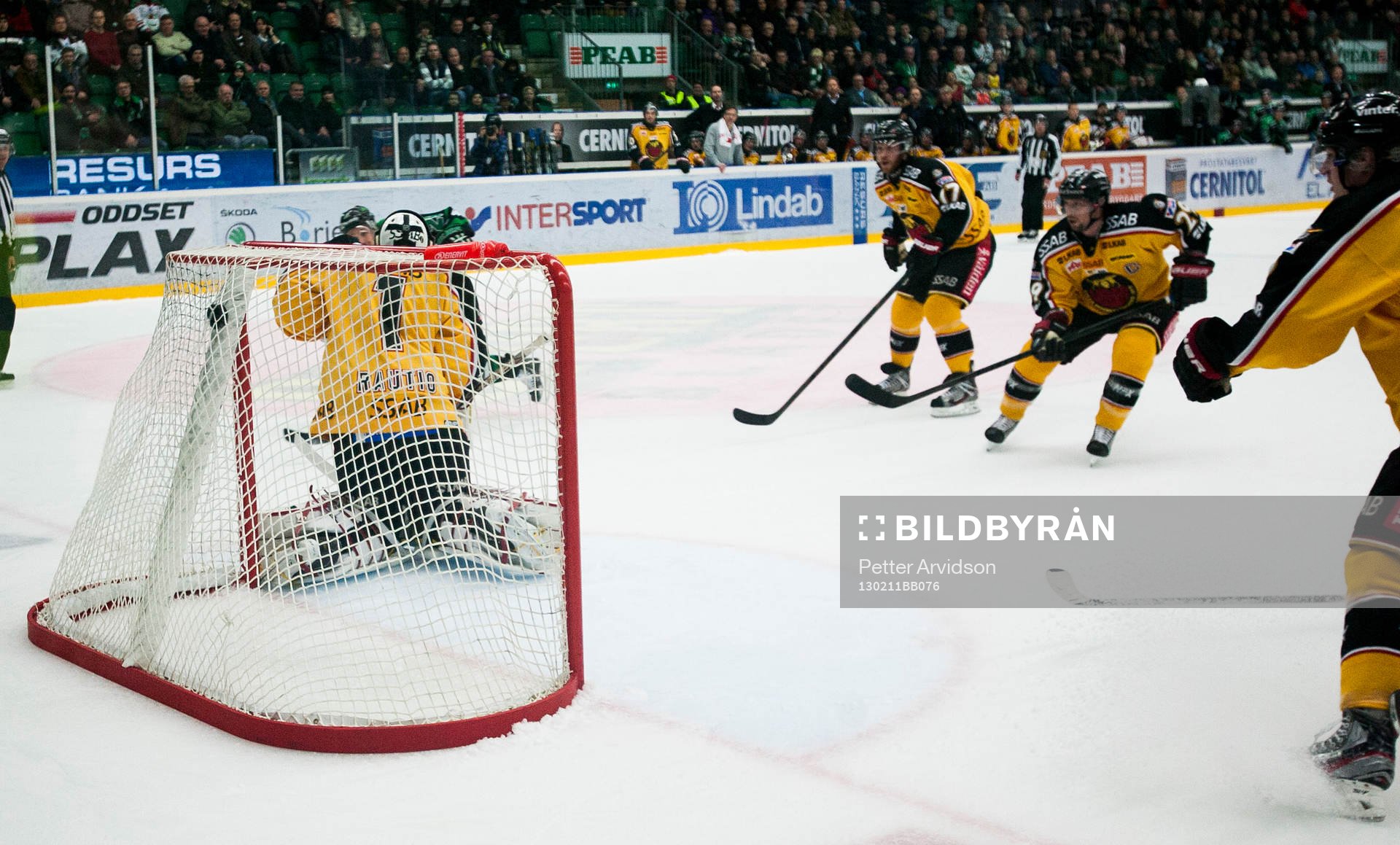 Alexander Barta, Rögle, gör 2-1 bakom, David Rautio,