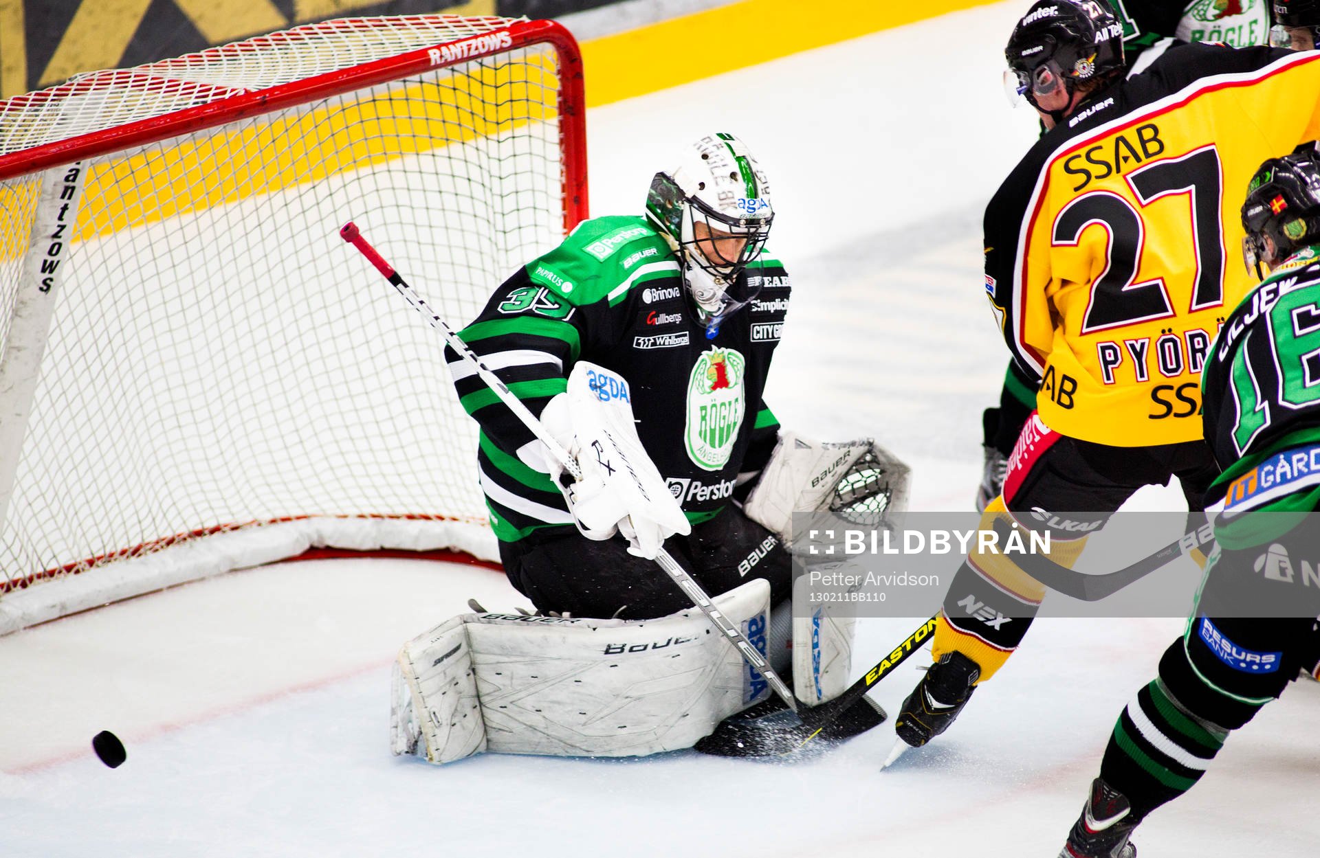 Mika Pyörälä, Luleå, nära att göra mål bakom, Jonas