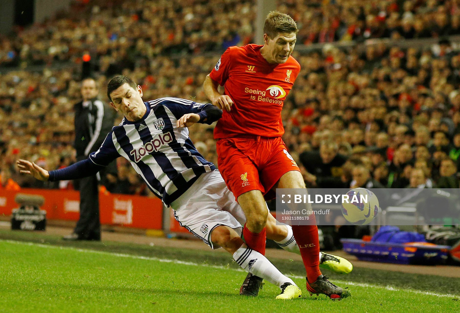 Football - Liverpool v West Bromwich Albion - Barclays
