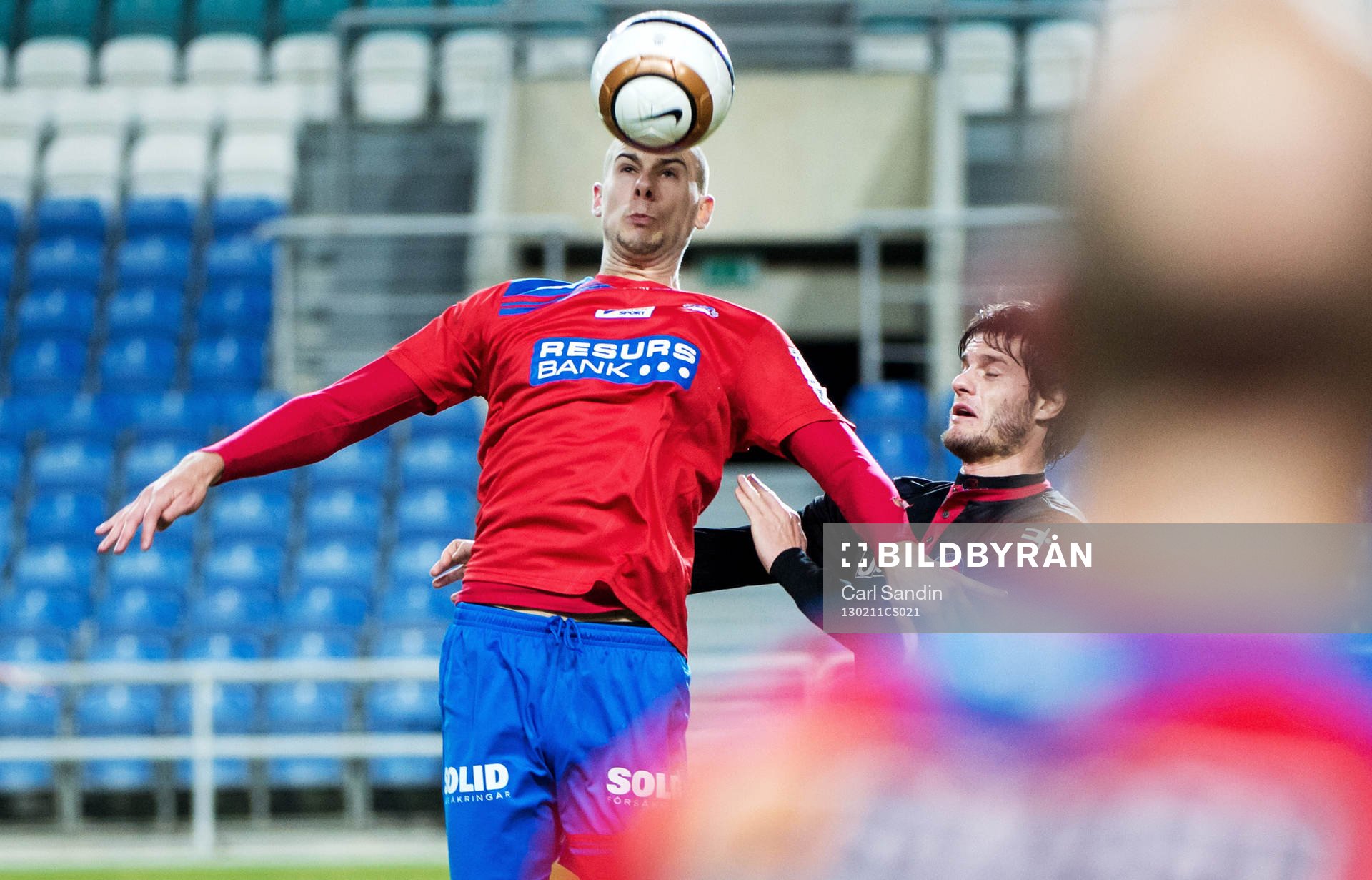 Robin Simovic, Helsingborg, nickar bollen