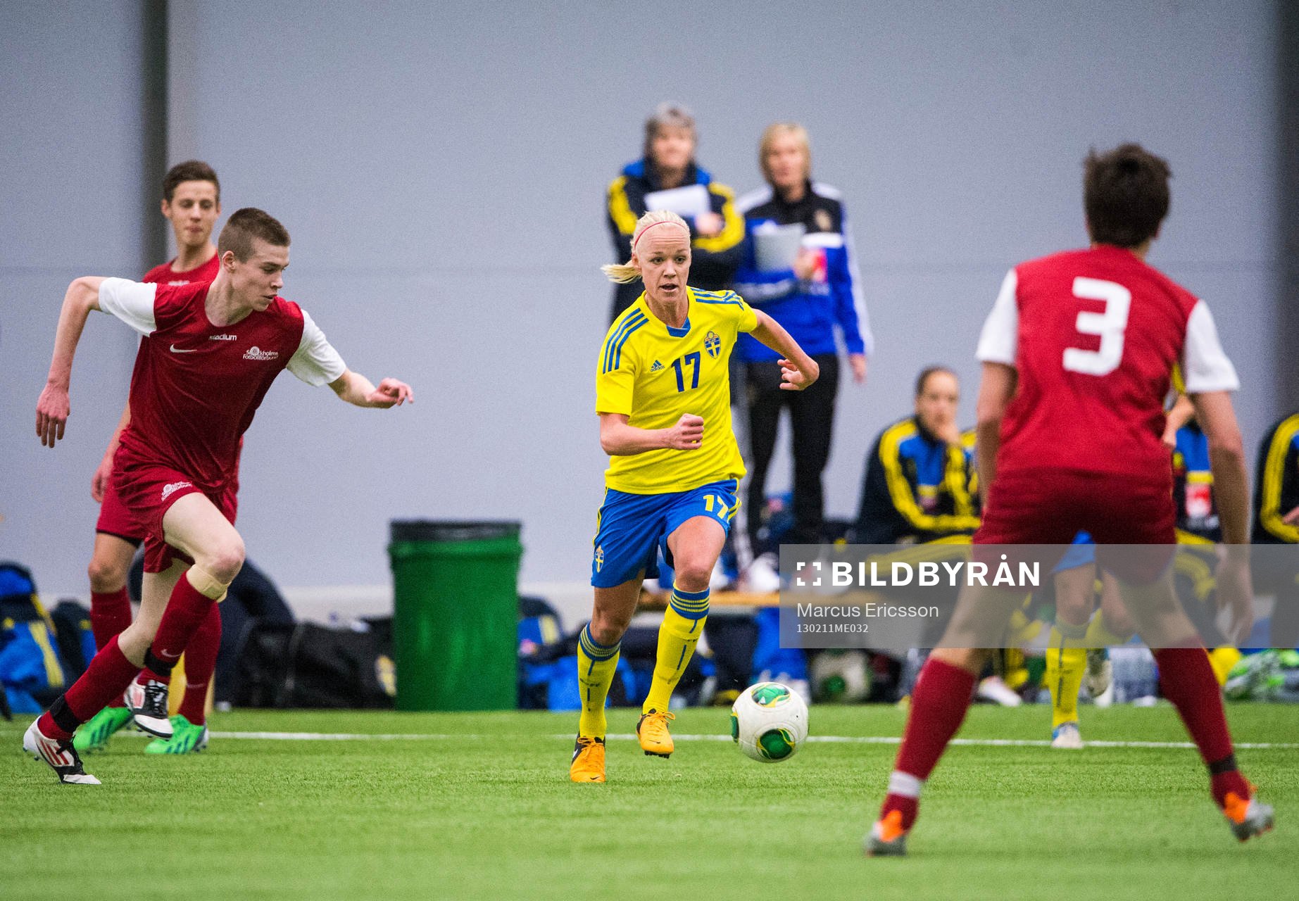 Fotboll, Träningsmatch, Dam, Sverige - Stockholm FA Boys