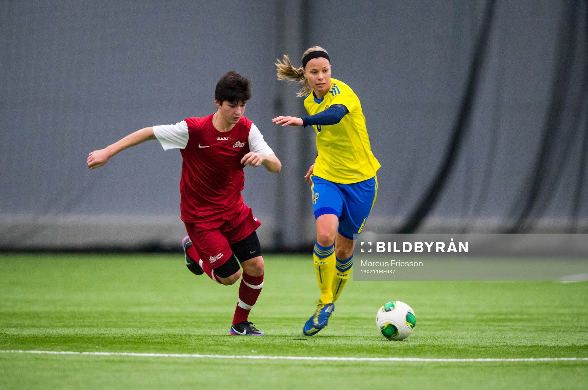 Fotboll, Träningsmatch, Dam, Sverige - Stockholm FA Boys
