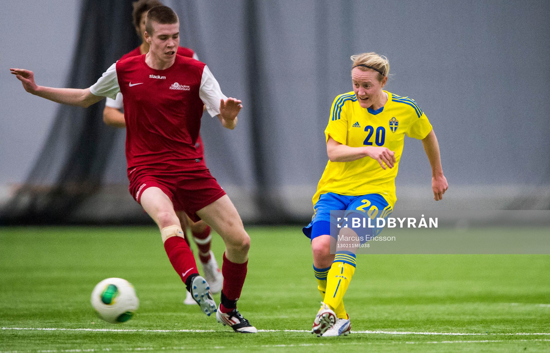 Fotboll, Träningsmatch, Dam, Sverige - Stockholm FA Boys