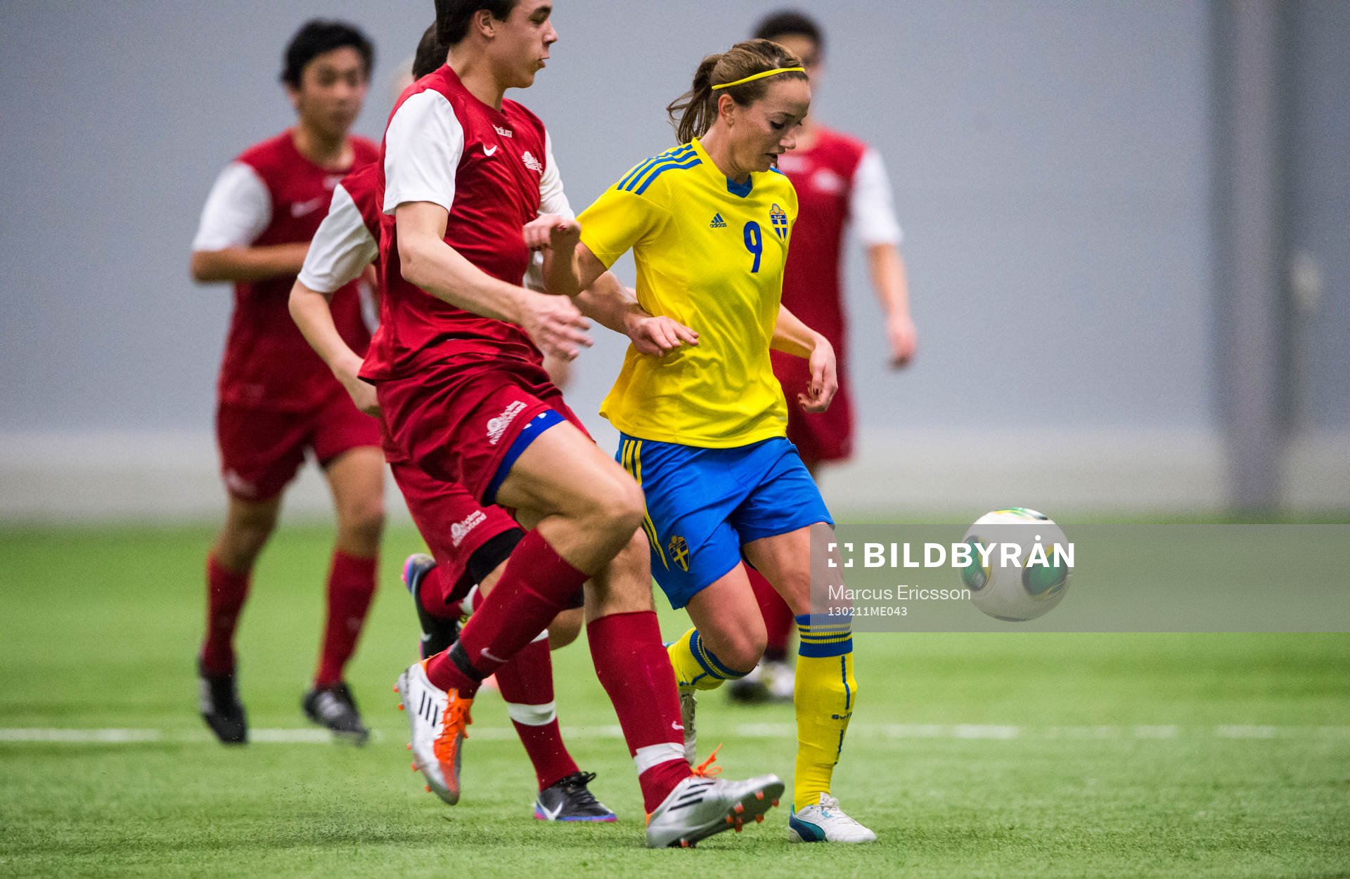 Fotboll, Träningsmatch, Dam, Sverige - Stockholm FA Boys