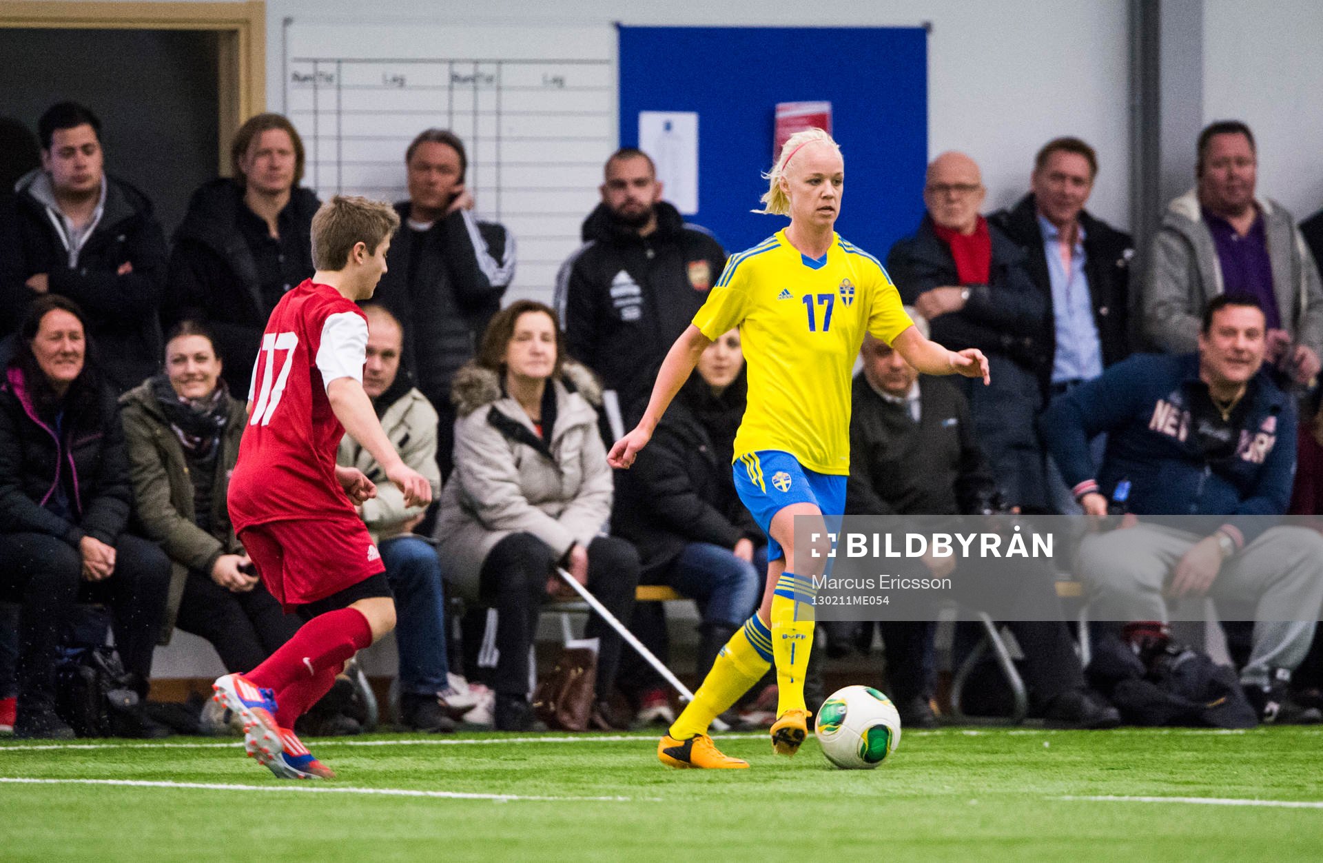 Fotboll, Träningsmatch, Dam, Sverige - Stockholm FA Boys