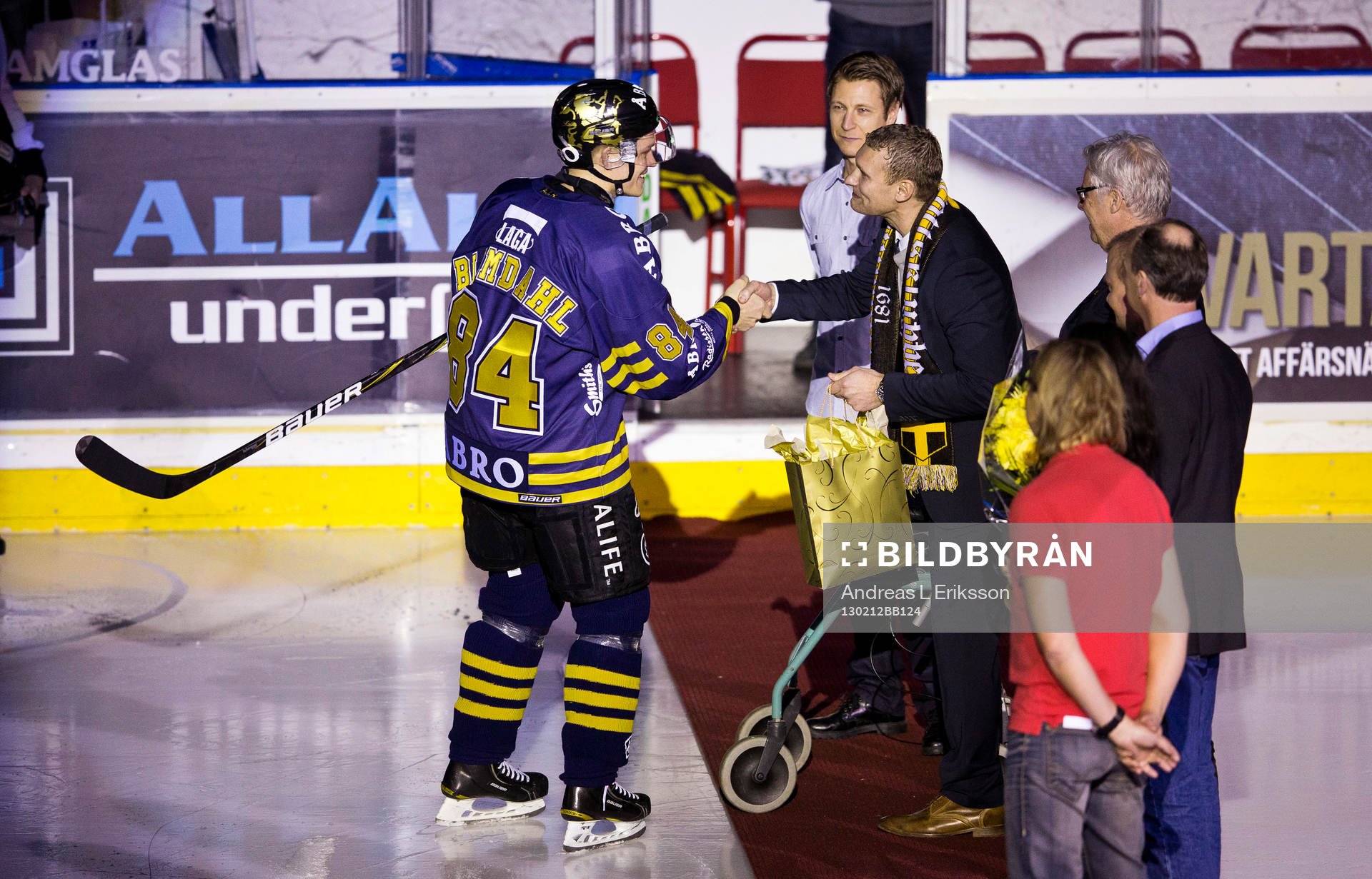 Dick Tärnström hyllas för sina insatser i AIK