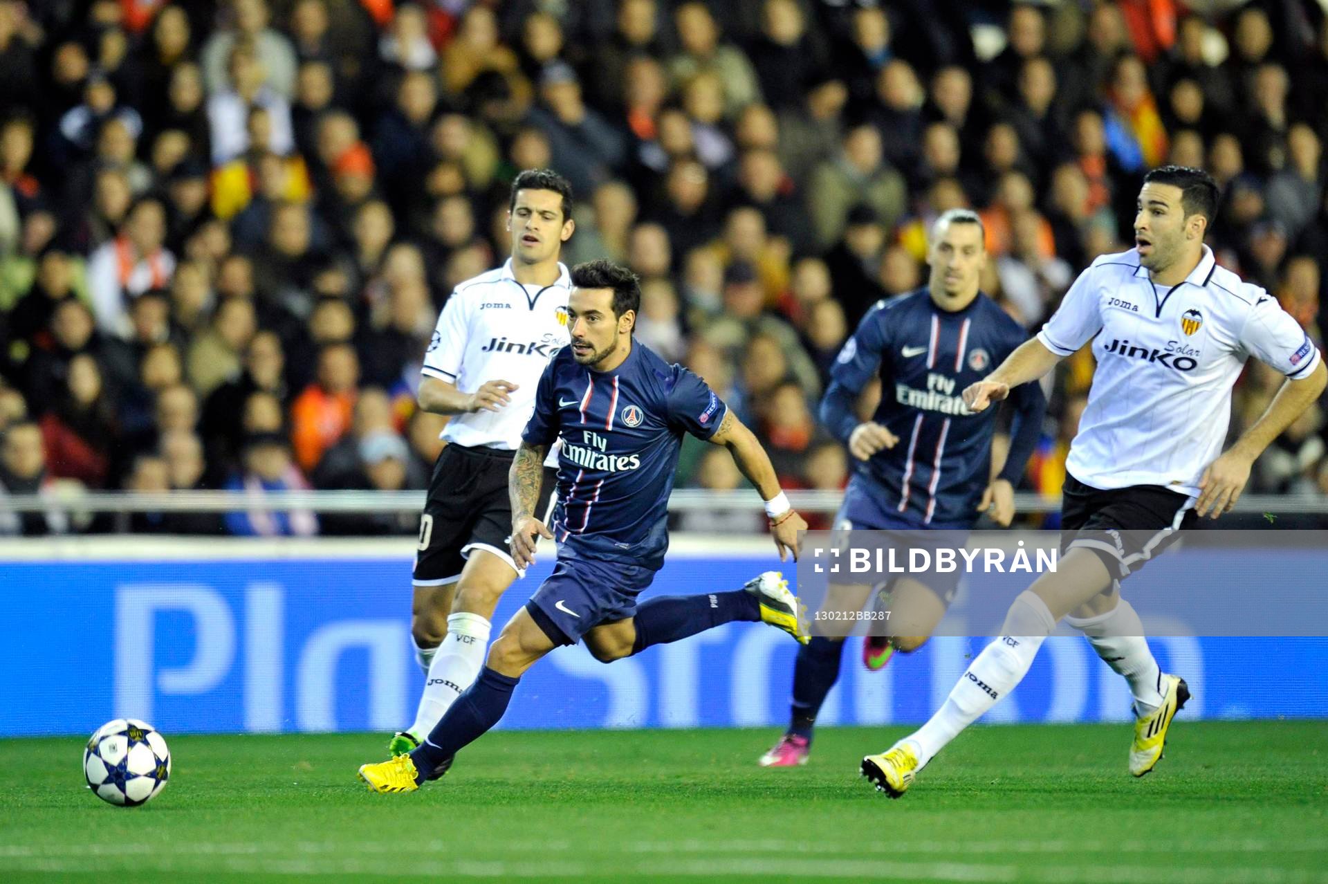 Ezequiel LAVEZZI / Adil RAMI - 12.02.2013 - Valence / Paris
