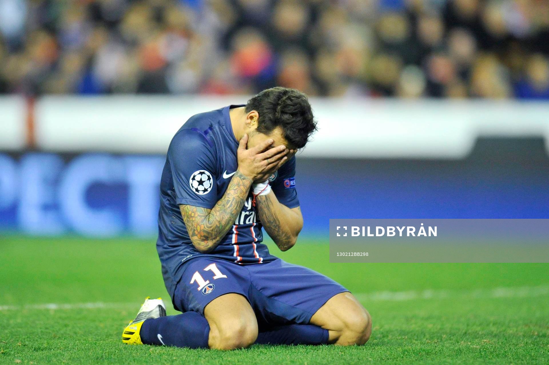 Deception Ezequiel LAVEZZI - 12.02.2013 - Valence / Paris