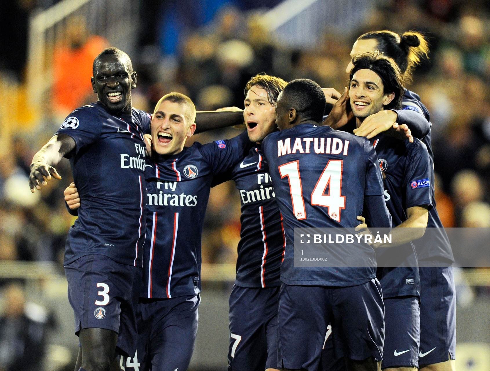 Joie PSG - Javier Pastore - 12.02.2013 - Valence / Paris