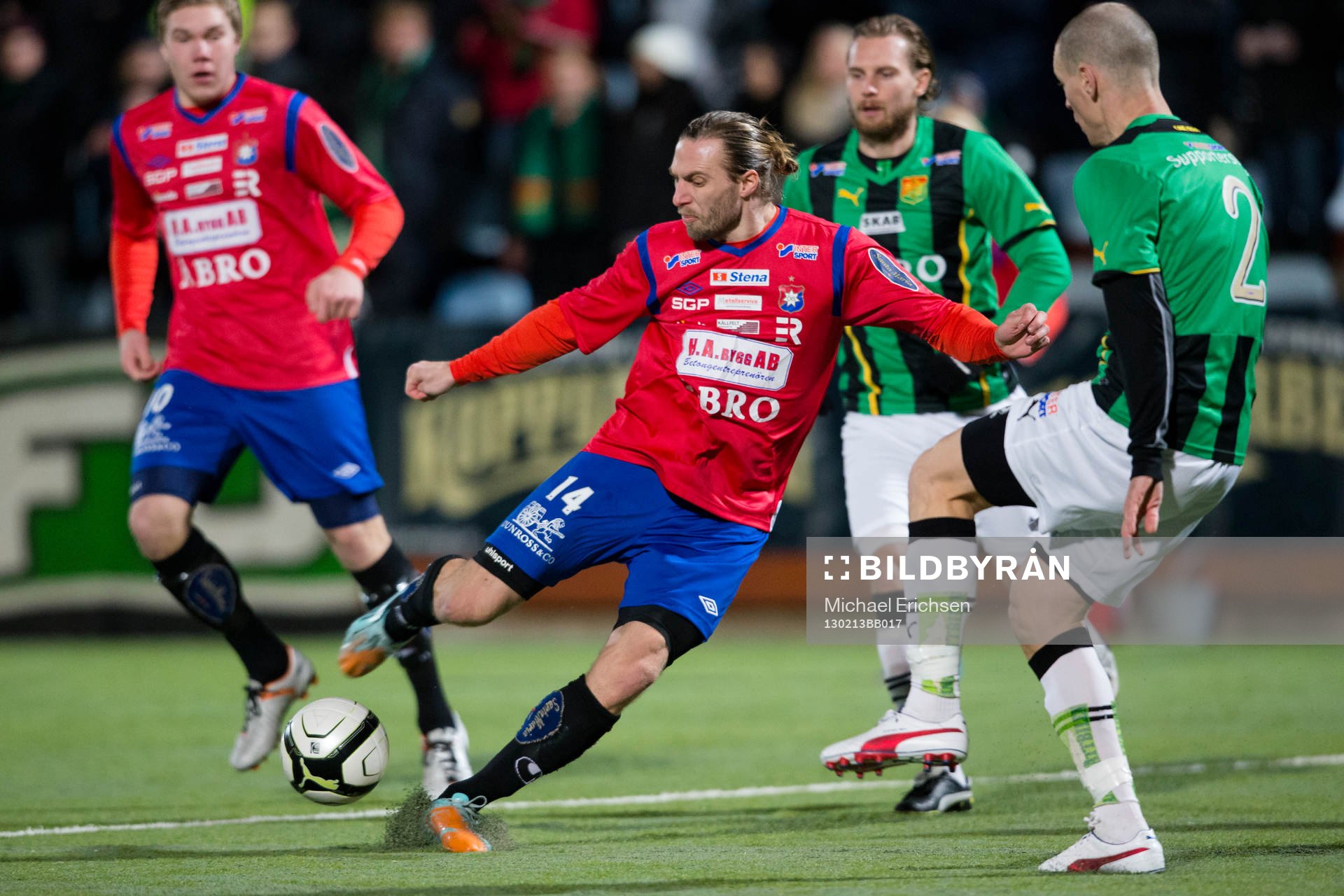 Emil Karlsson, Örgryte tar skott mot täckande Andreas