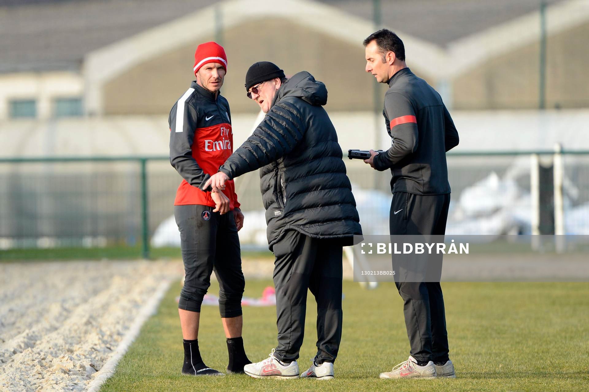 David BECKHAM / Giovanni MAURI - 13.02.2013 - Premier