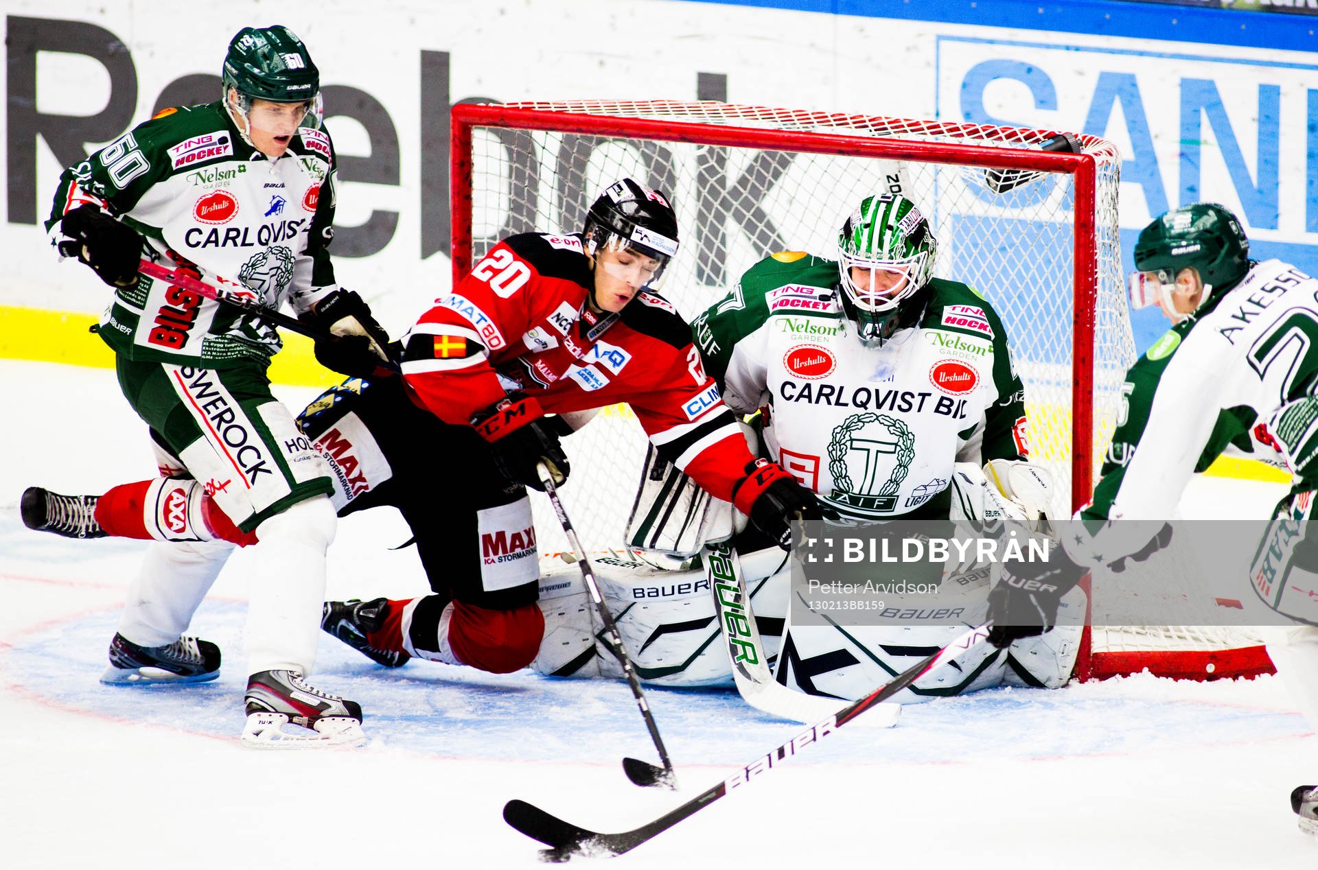 Henrik Hetta, Malmö Redhawks, faller, framför, Michal