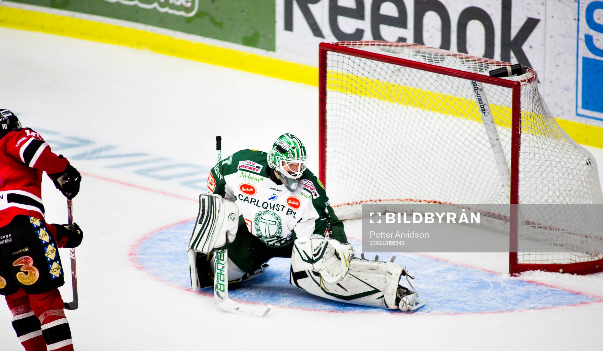 Robin Alvarez, Malmö Redhawks, gör 5-2 för, Malmö