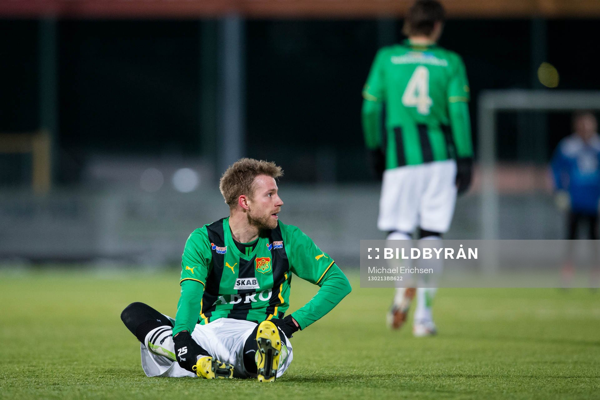 Joel Johansson, GAIS sittande i gräset