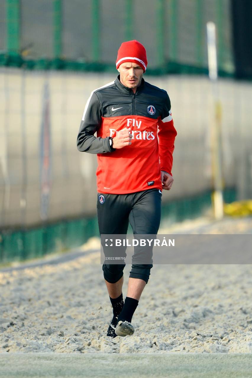 David BECKHAM - 13.02.2013 - Premier Entrainement de David