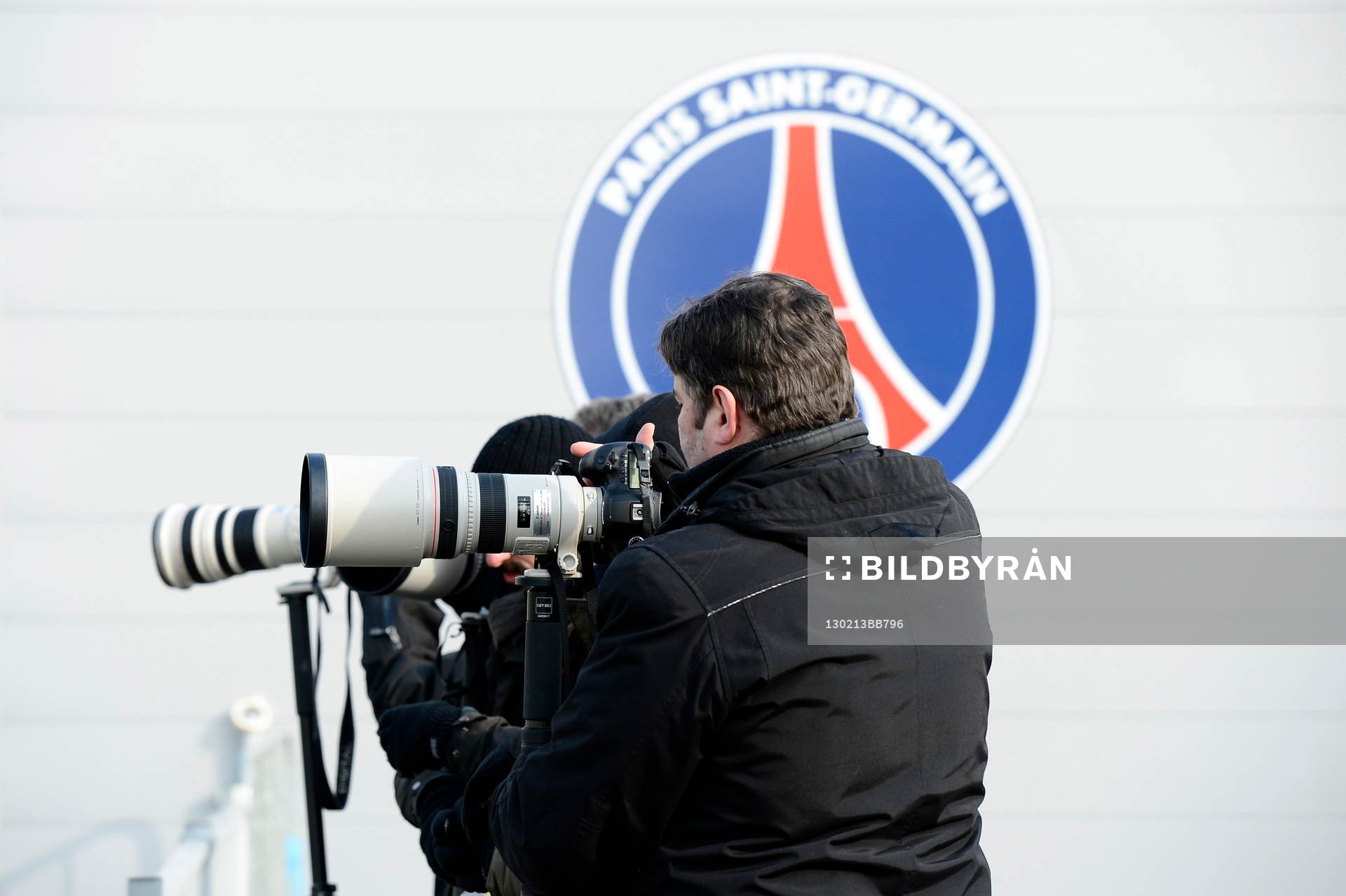 Journalistes au Camps des Loges - 13.02.2013 - Premier