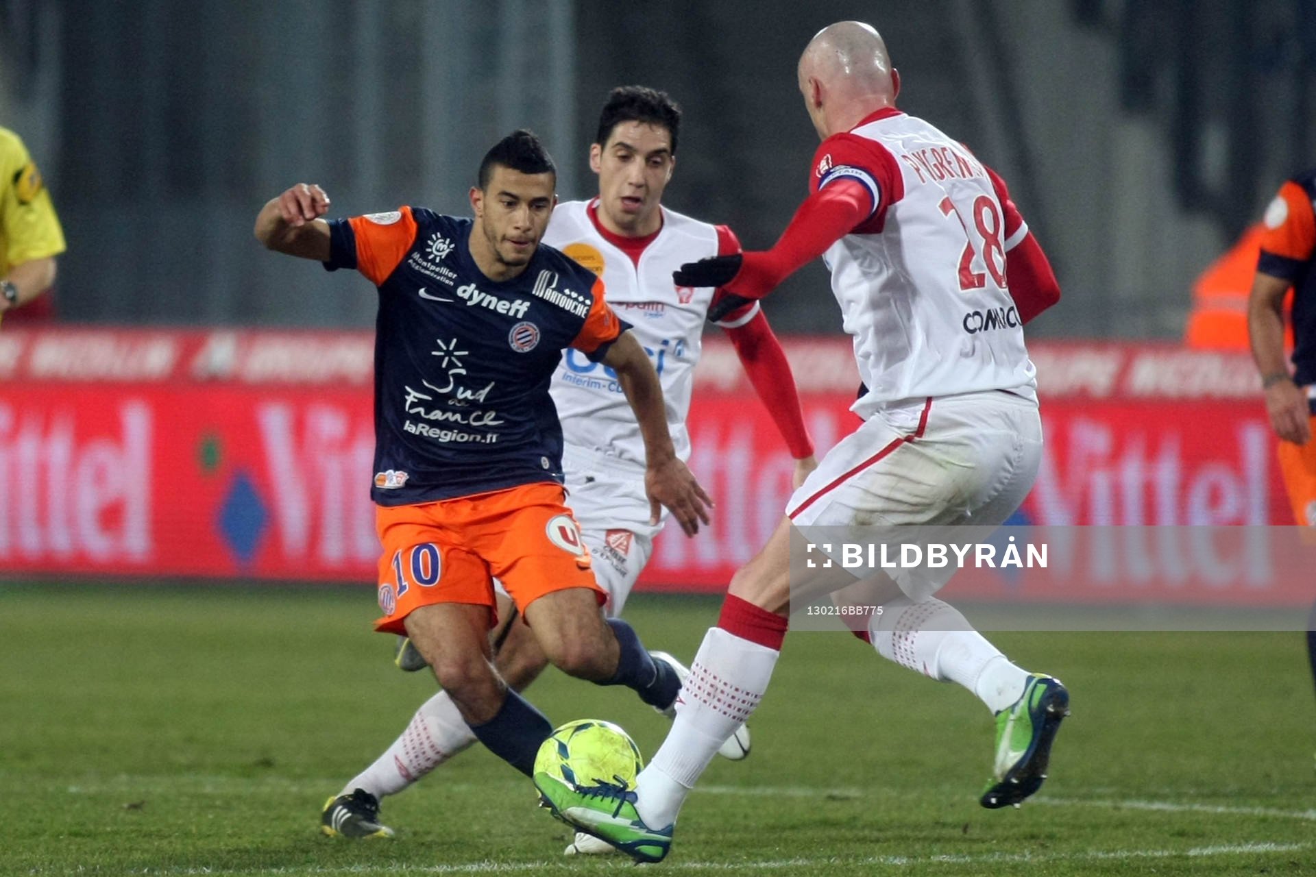 Younes BELHANDA - 16.02.2013 - Montpellier / Nancy - 25eme
