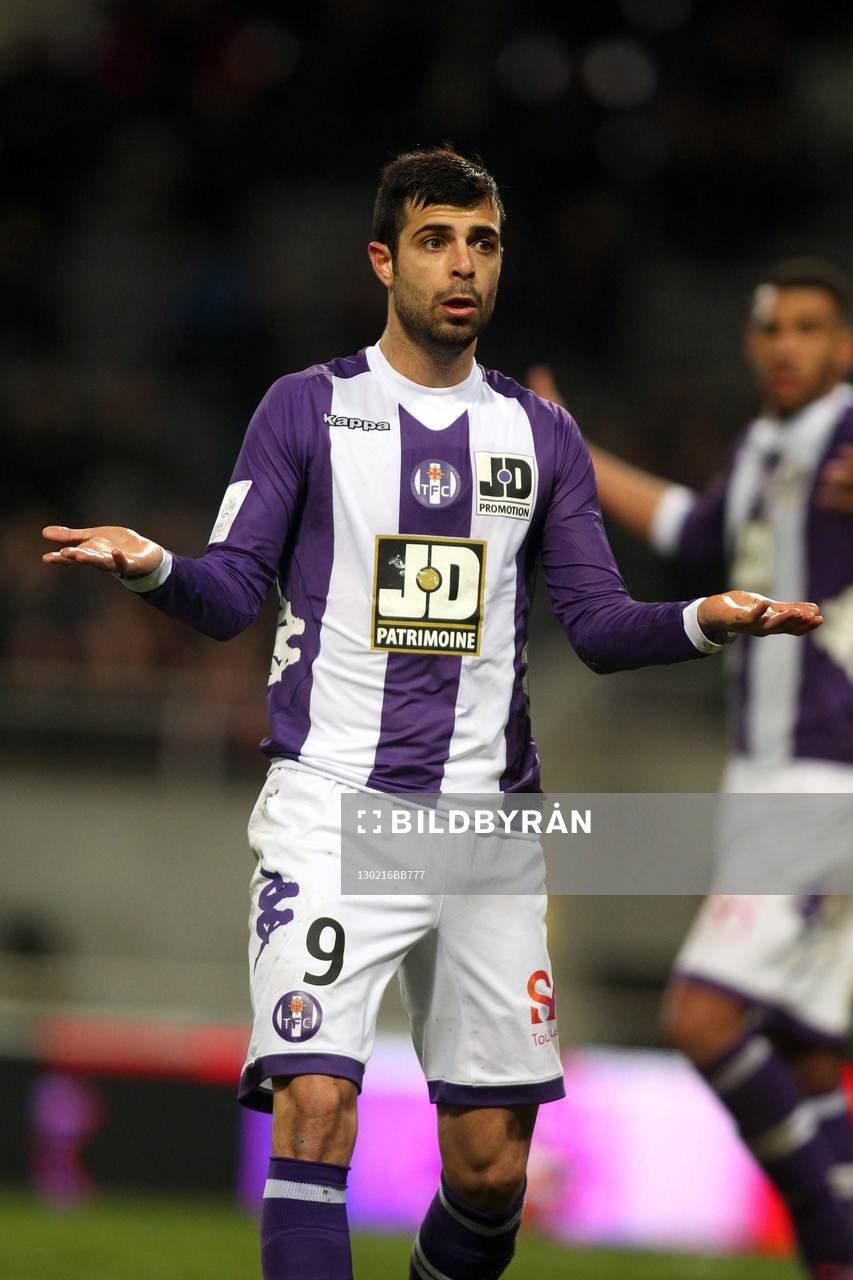  Fotboll, Franska Ligan, Toulouse - Troyes: Eden Ben Basat  - 16.02.2013 - Toulouse / Troyes - 25eme journee de Ligue 1