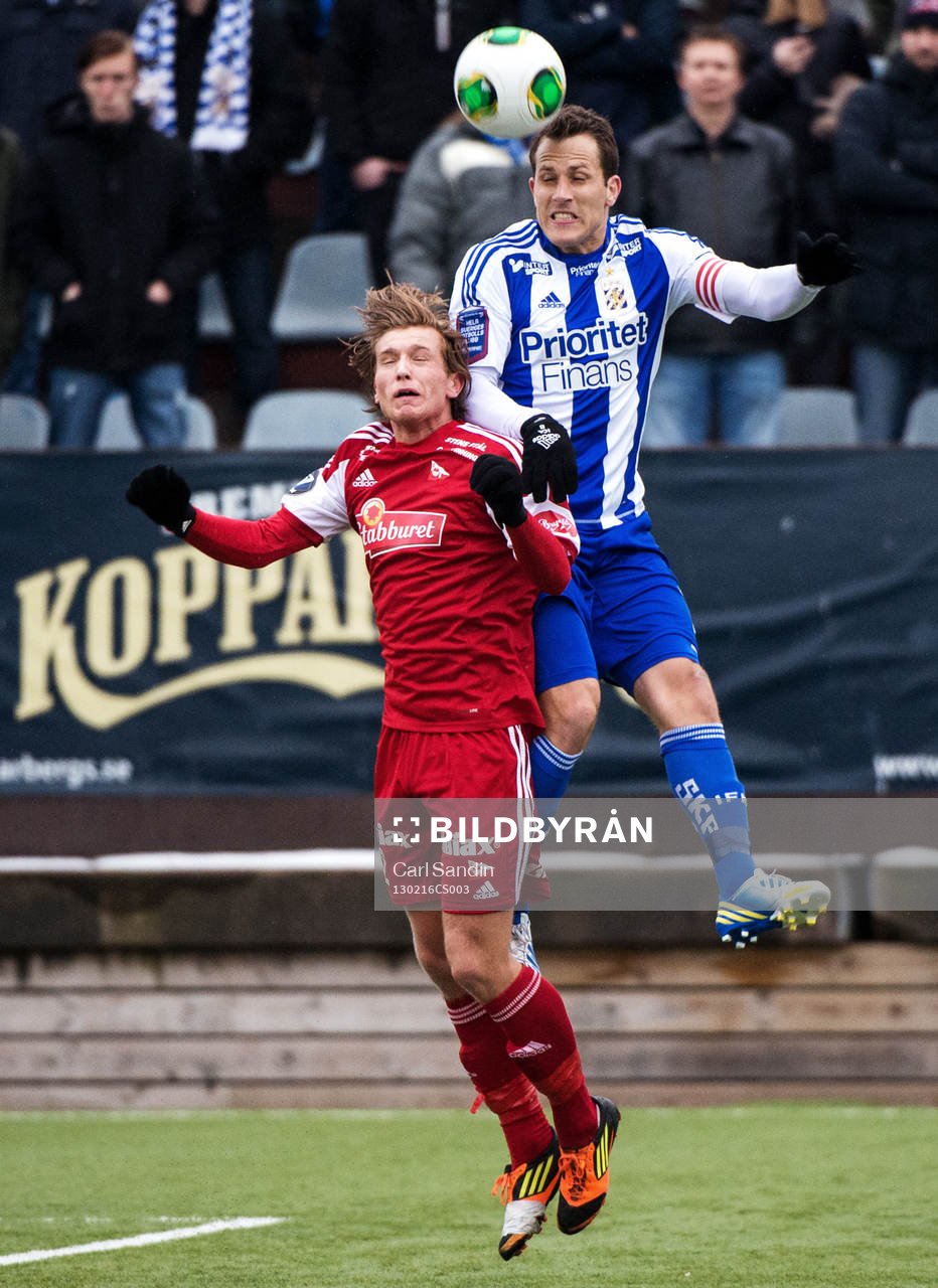 Tobias Hysén, IFK Göteborg, nickar bollen