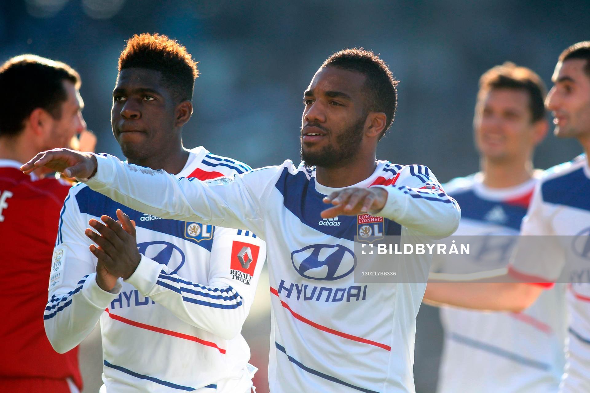 joie de Alexandre Lacazette - 17.02.2013 - Bordeaux / Lyon