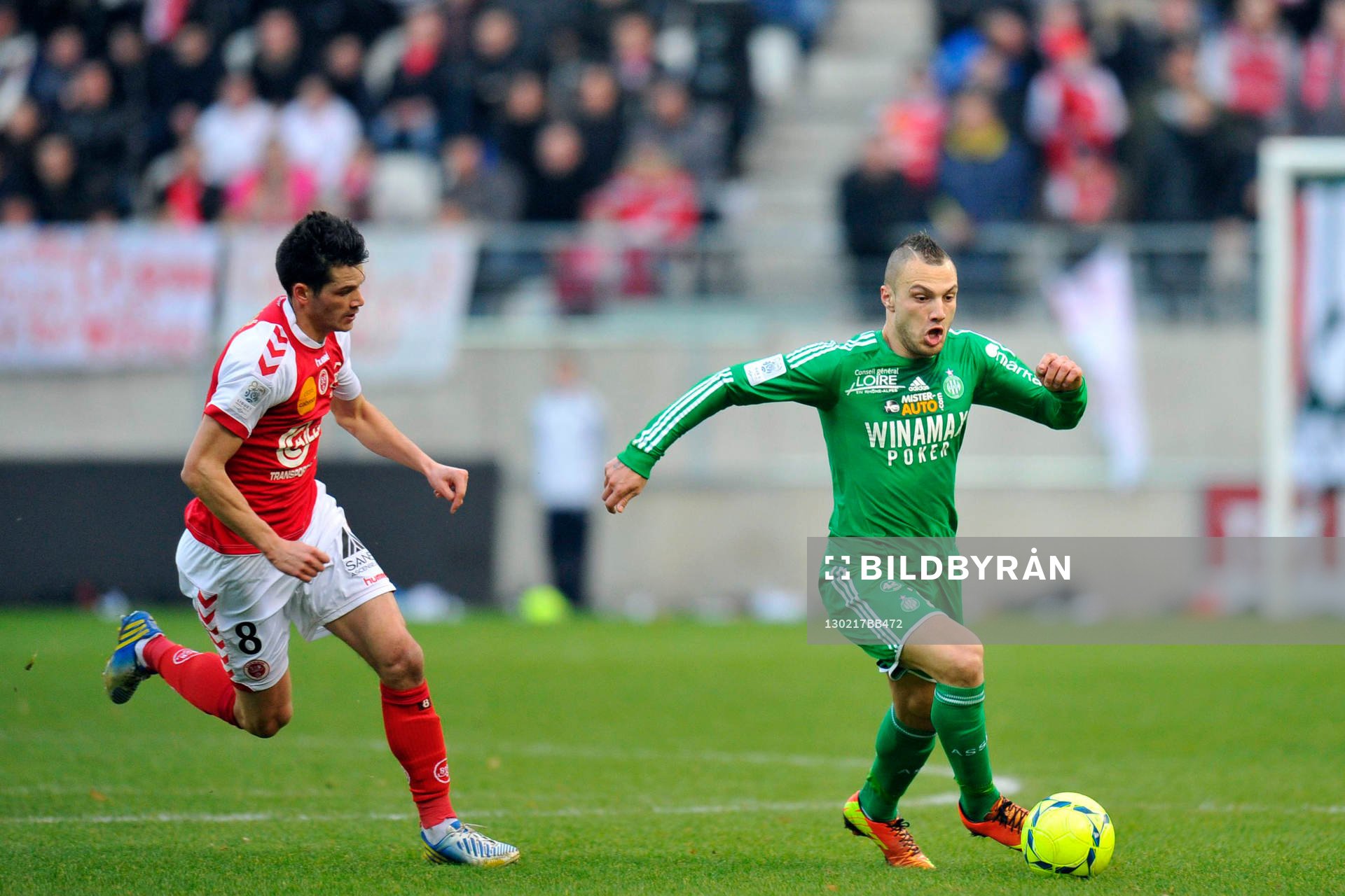 Yohan MOLLO - 17.02.2013 - Reims / Saint Etienne - 25e