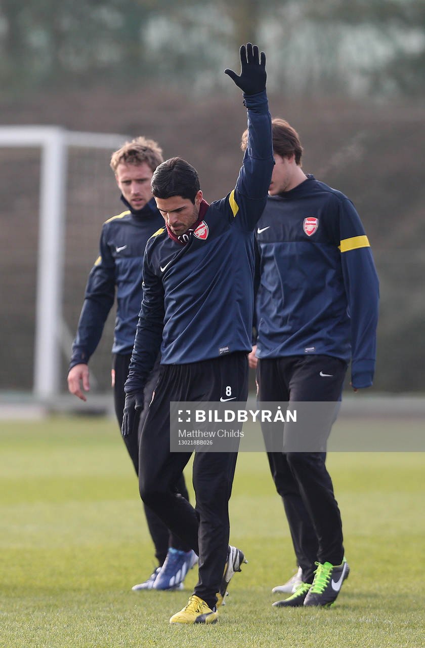 Football - Arsenal Training - Arsenal Training Ground -