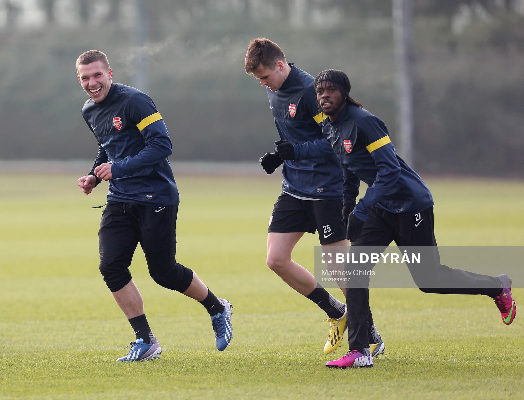 Football - Arsenal Training - Arsenal Training Ground -