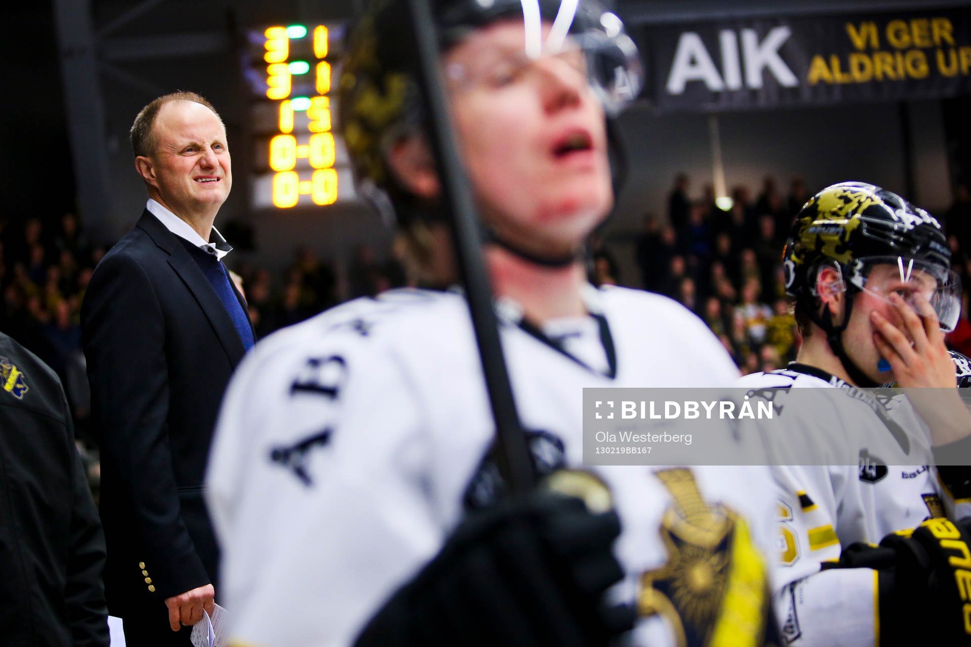 Tränaren i AIK Anders Eldebrink deppar