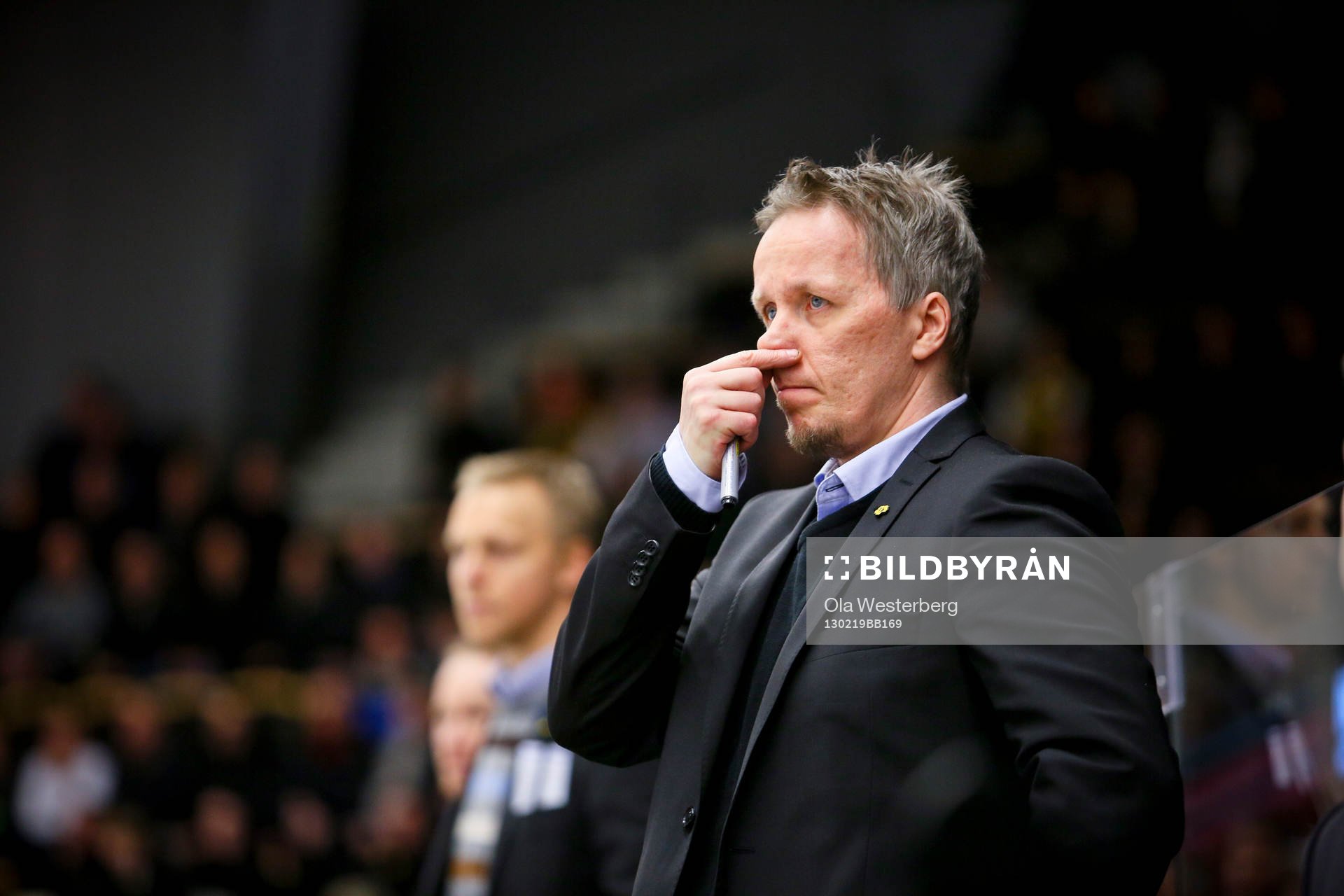 Skellefteås tränare Hans Wallson mot AIK