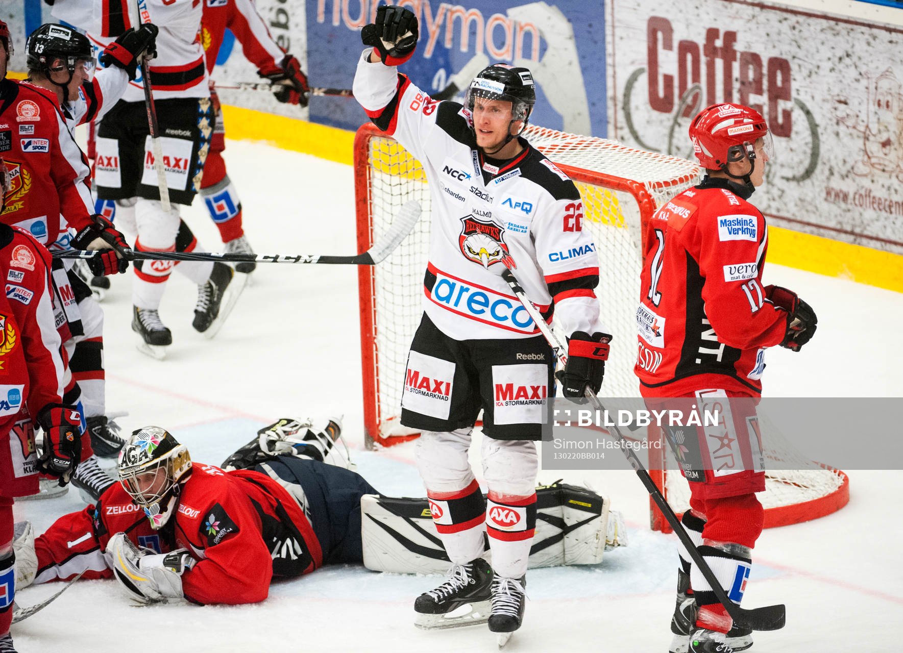 Alexander Bergström, Malmö, jublar
