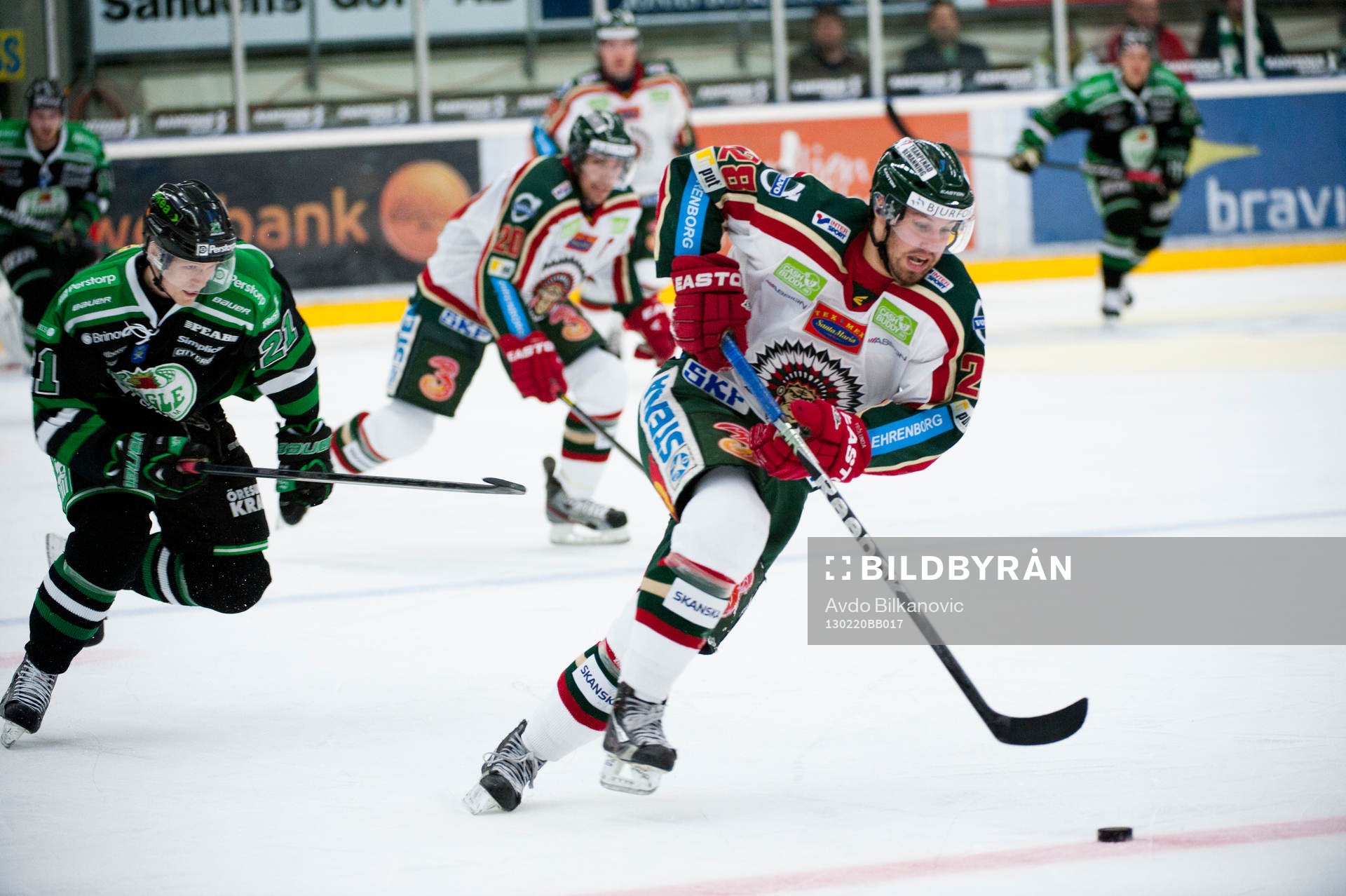 Dick Axlesson, tar pucken och gör mål, Frölunda
