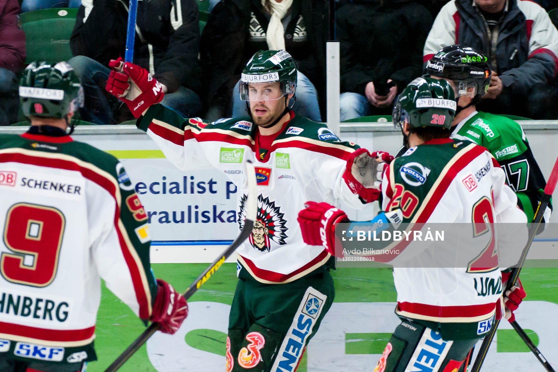 Dick Axlesson, jubel, Frölunda