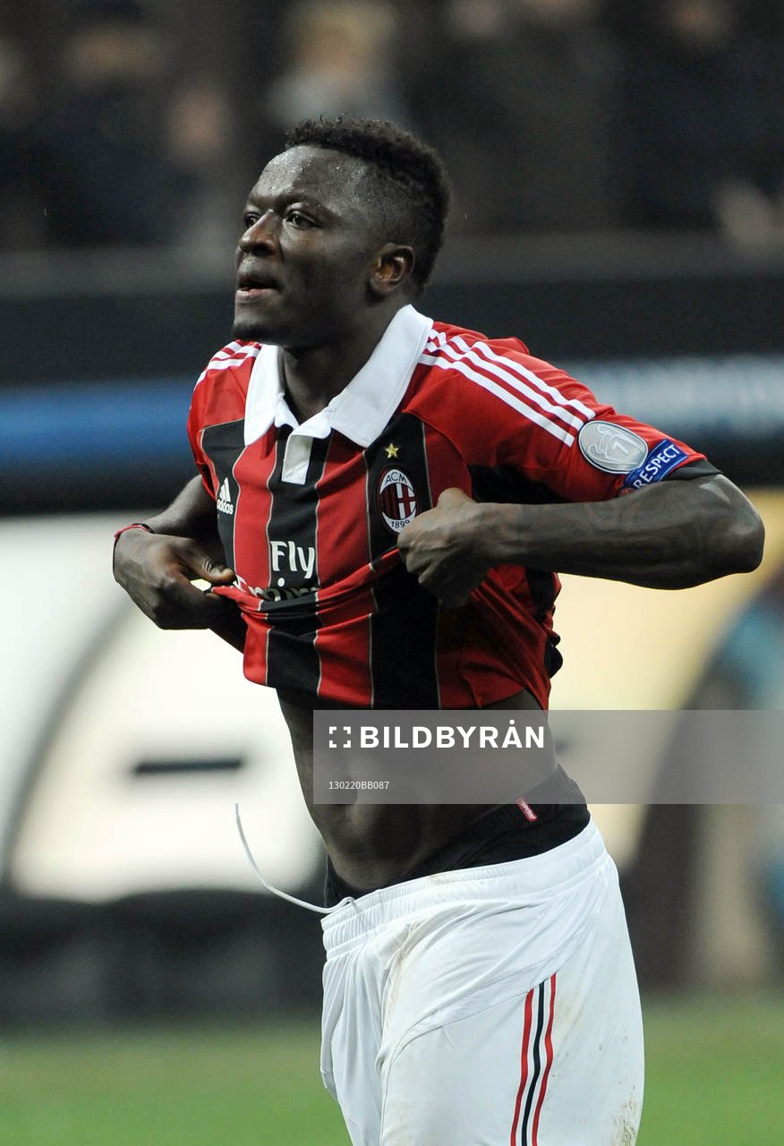 Joie Sulley Muntari  - 20.02.2013  -  Milan AC / Barcelone