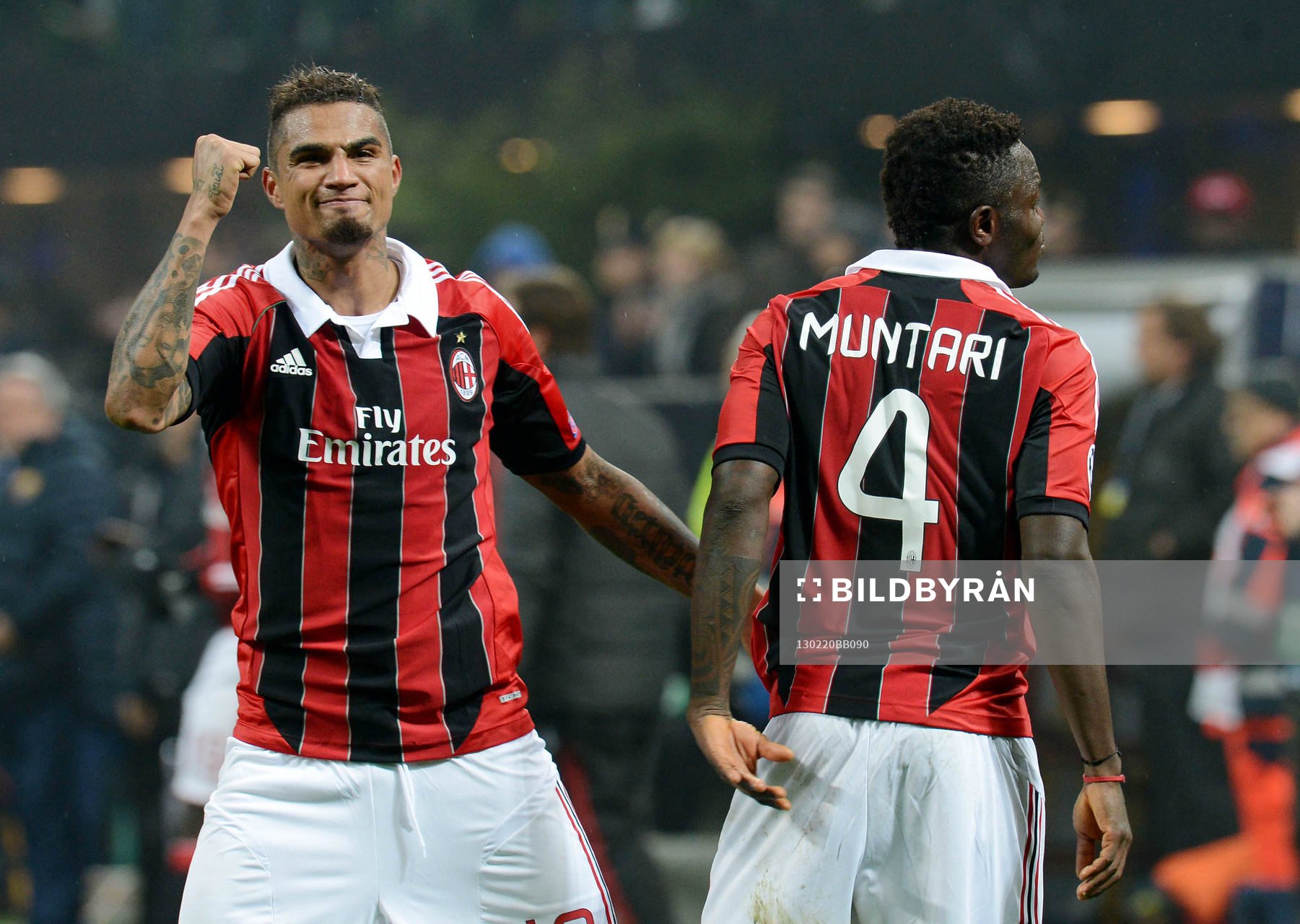 Joie Sulley Muntari / Kevin Prince Boateng  - 20.02.2013  -
