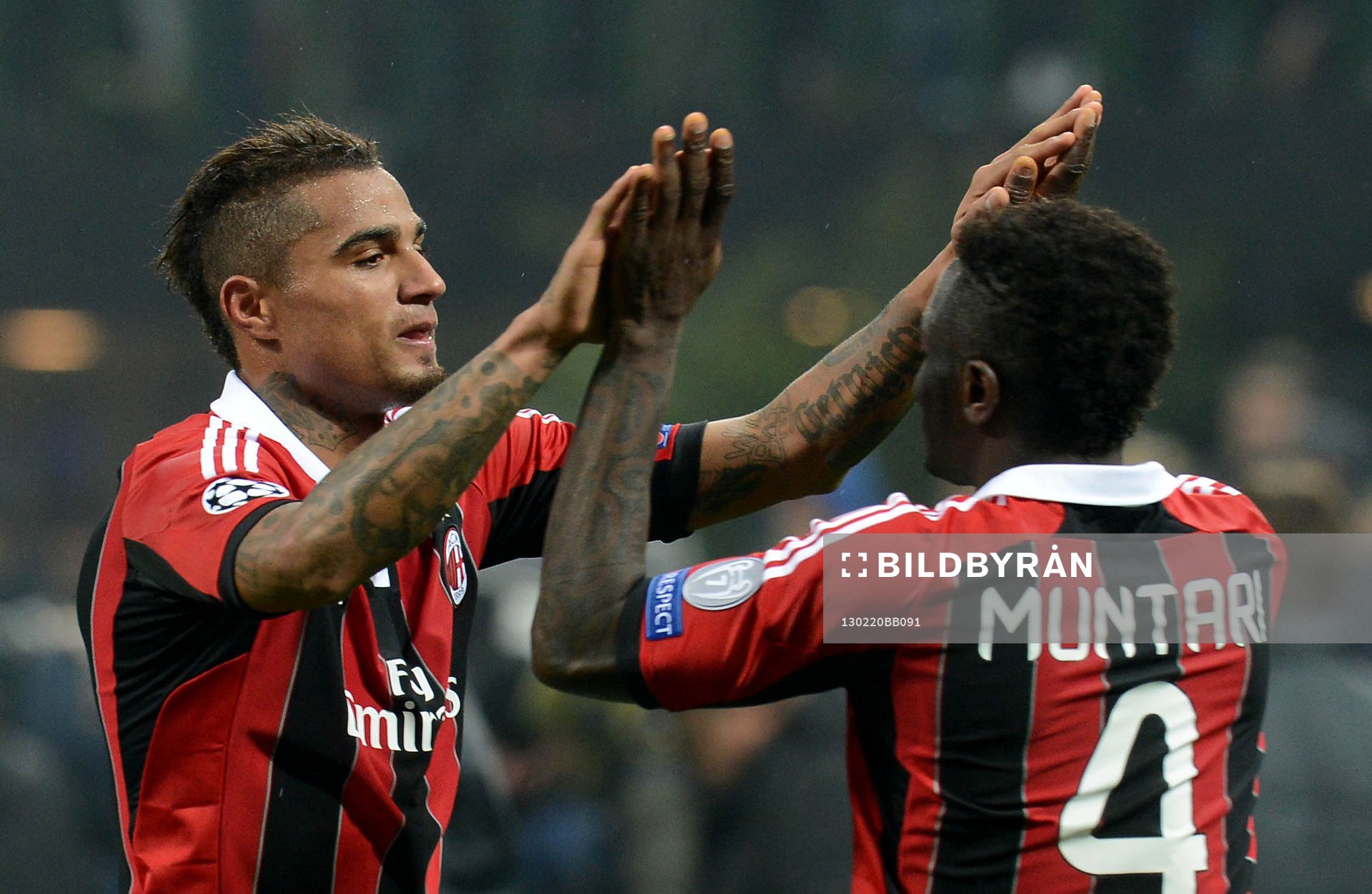 Joie Sulley Muntari / Kevin Prince Boateng  - 20.02.2013  -