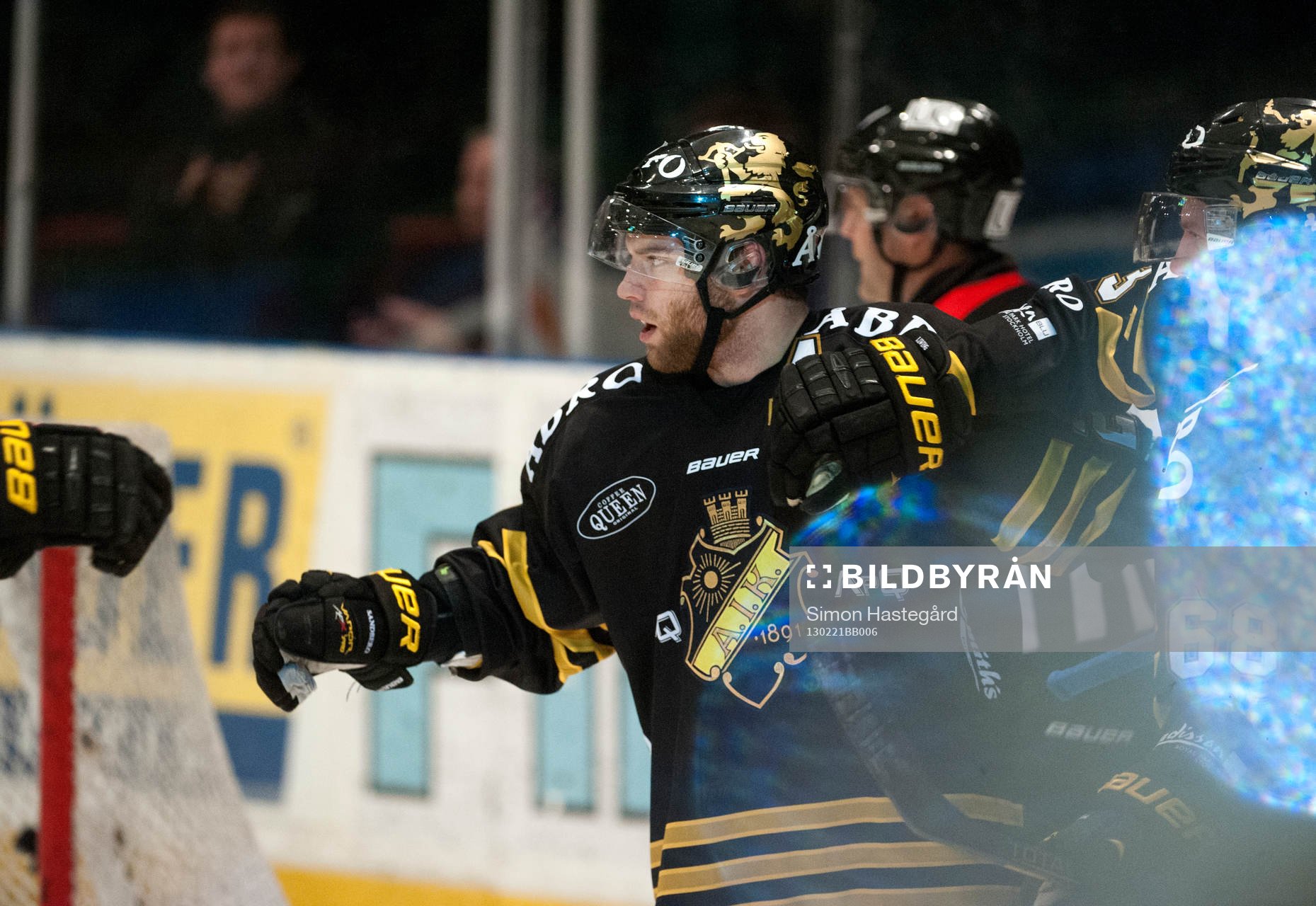 Christian Sandberg, AIK, är glad