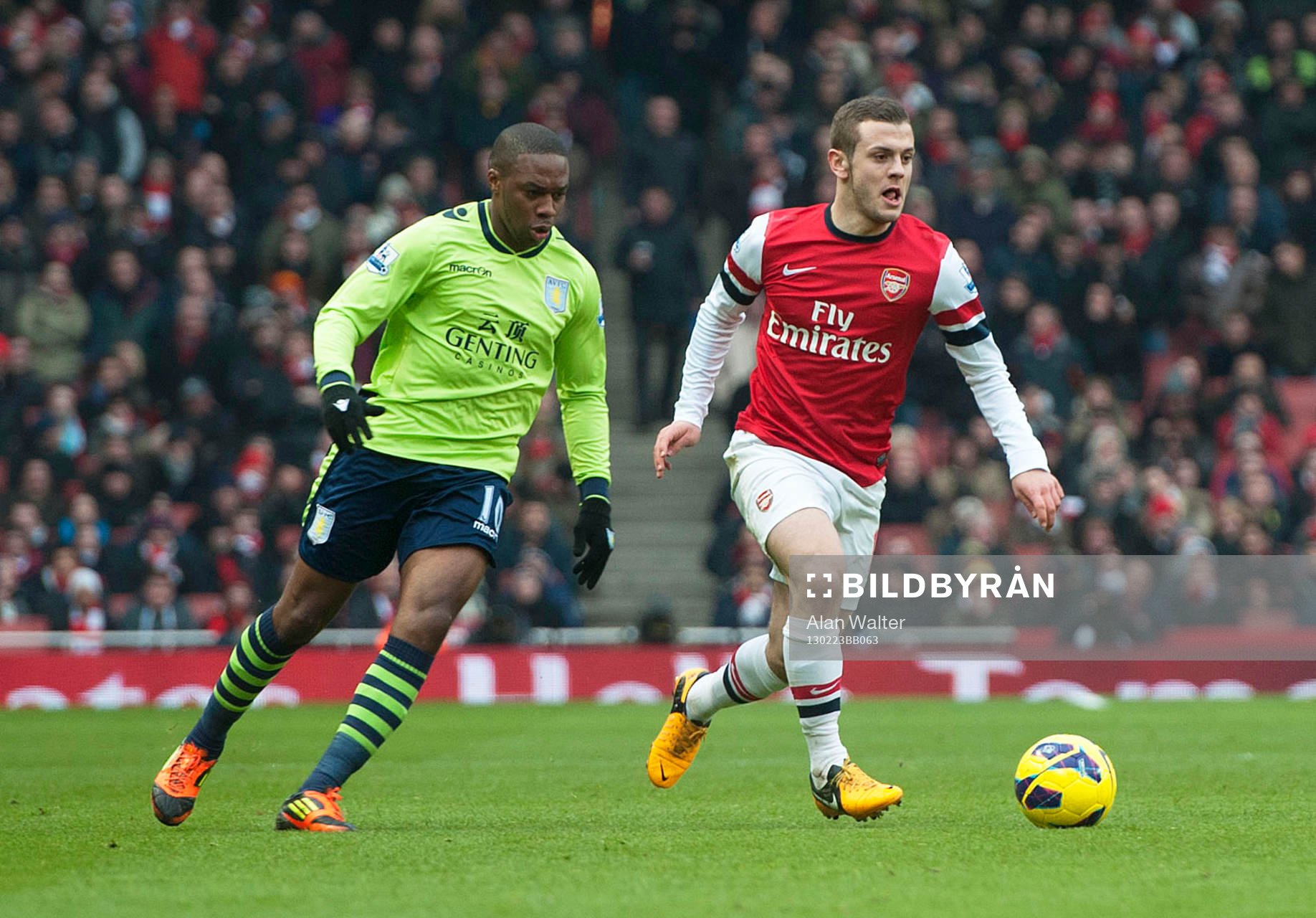 Football - Arsenal v Aston Villa - Barclays Premier League