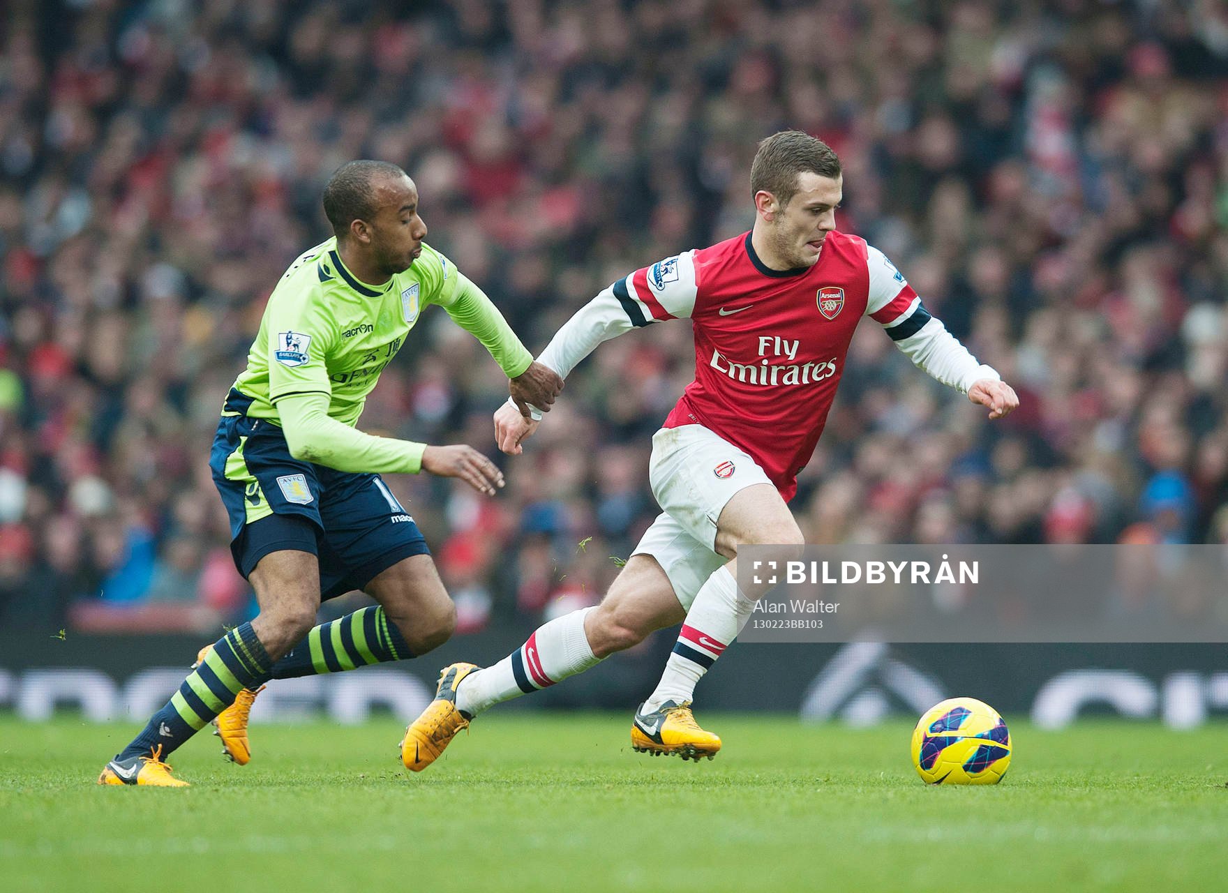 Football - Arsenal v Aston Villa - Barclays Premier League