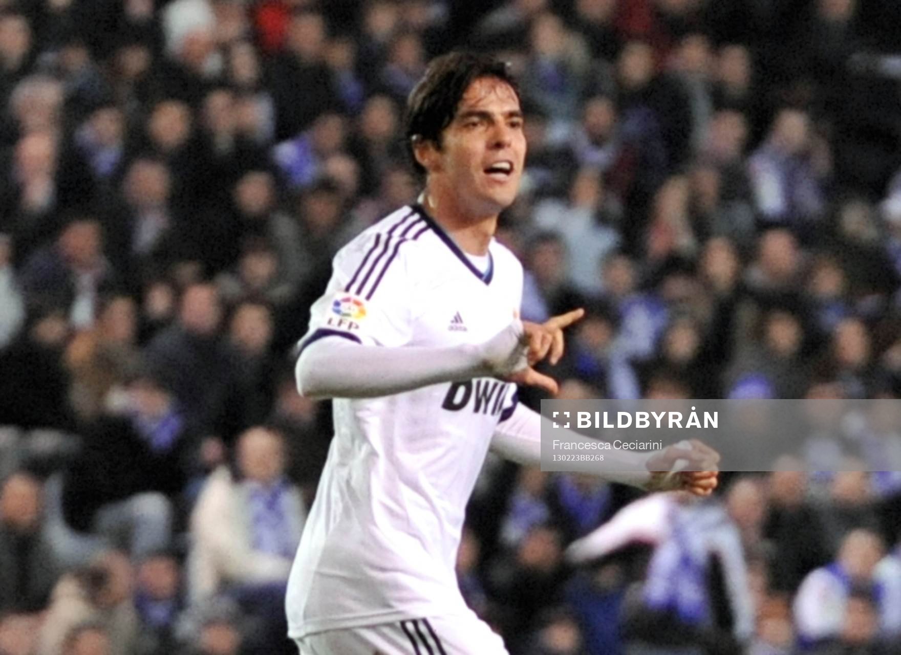 Ricardo Kaka celebrating his goal  - Deportivo La Coruna -