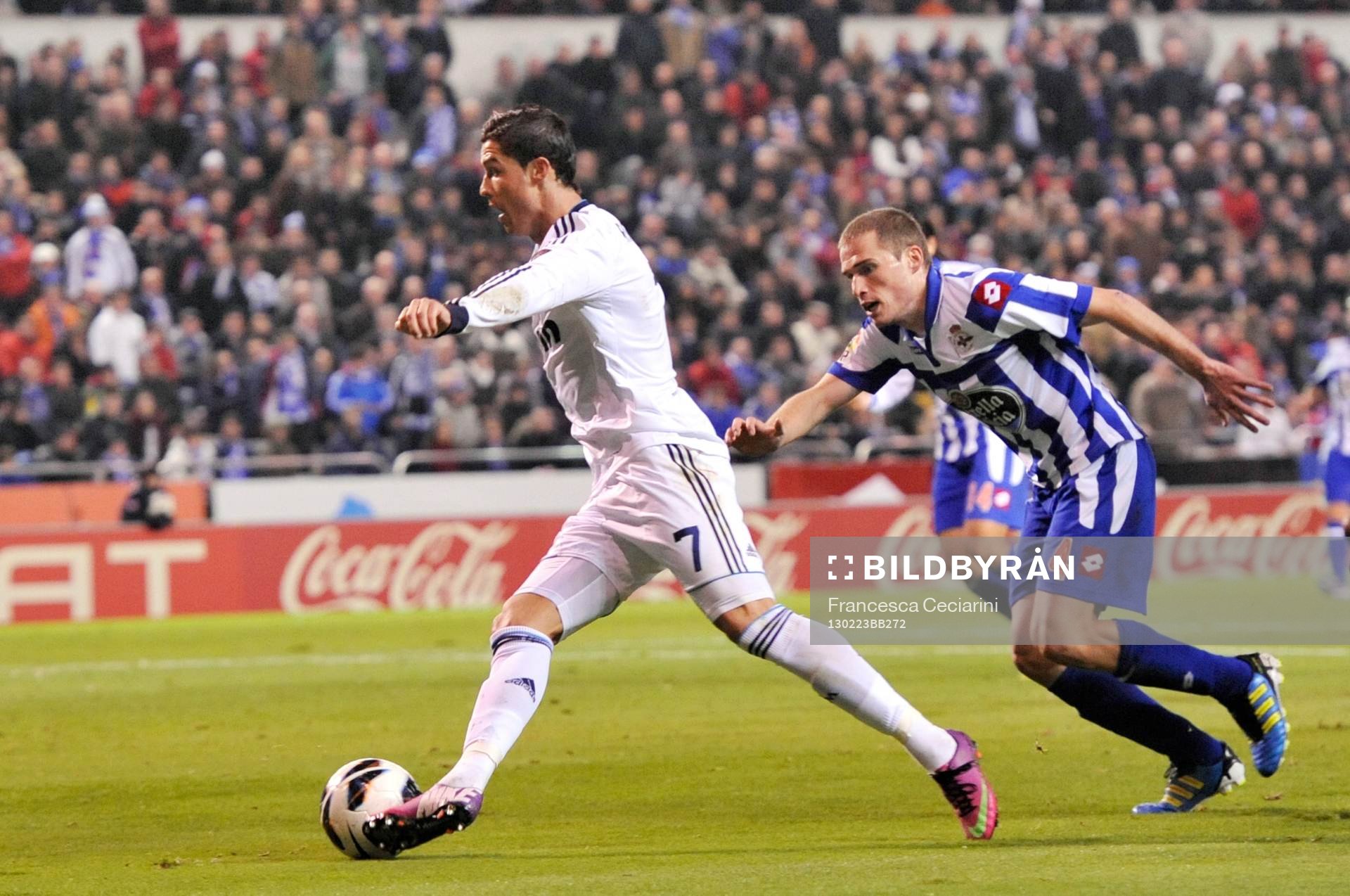 Cristiano Ronaldo and Alex Bergantinos - Deportivo La