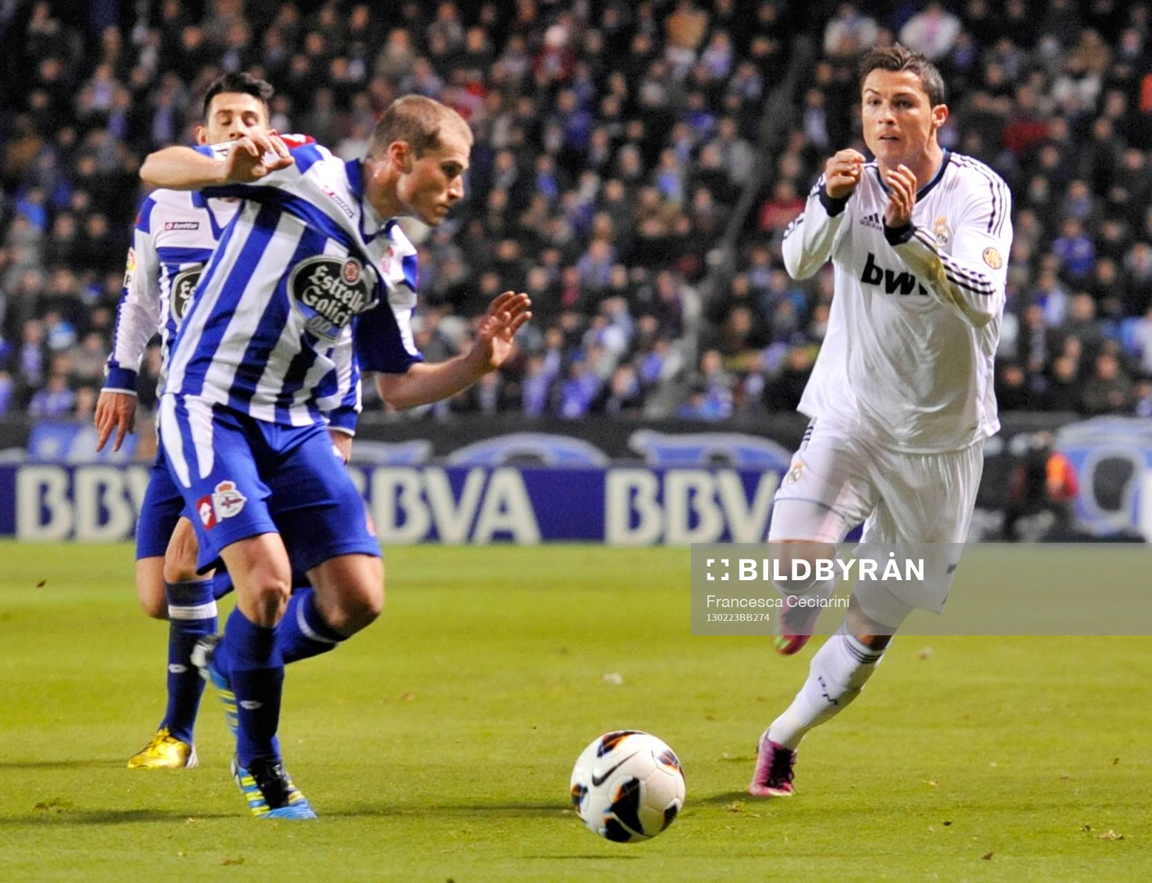 Alex Bergantinos and Cristiano Ronaldo - Deportivo La