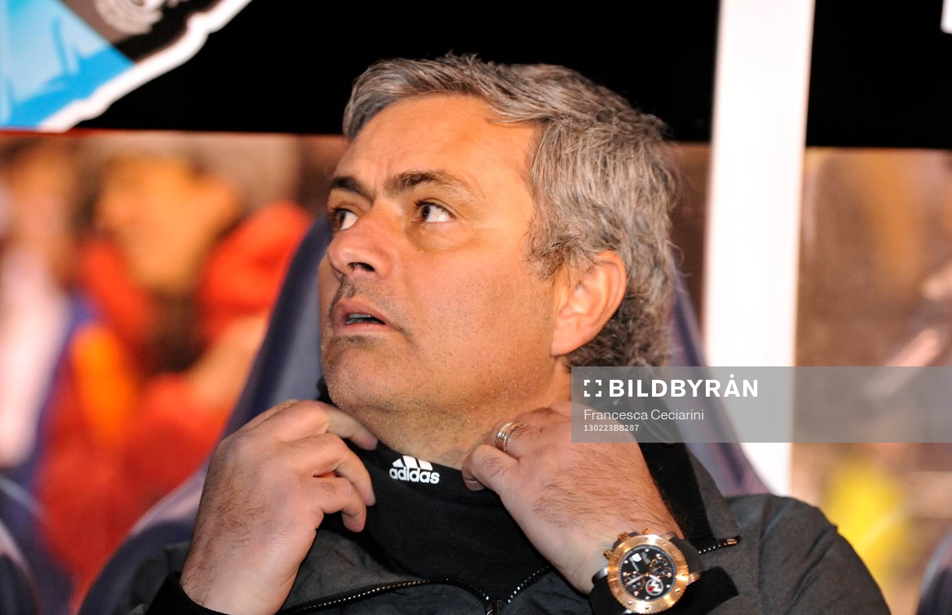 Jose Mourinho, coach and manager of Real Madrid, in the