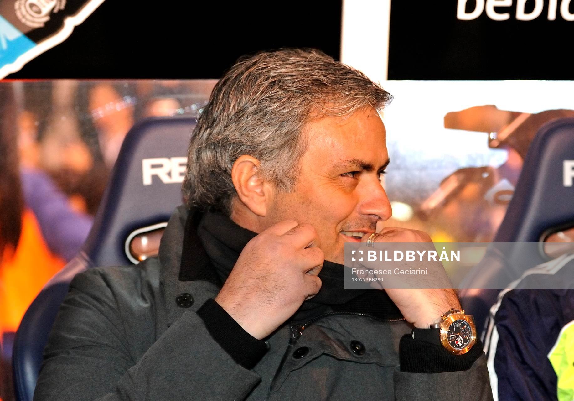 Jose Mourinho, coach and manager of Real Madrid, in the